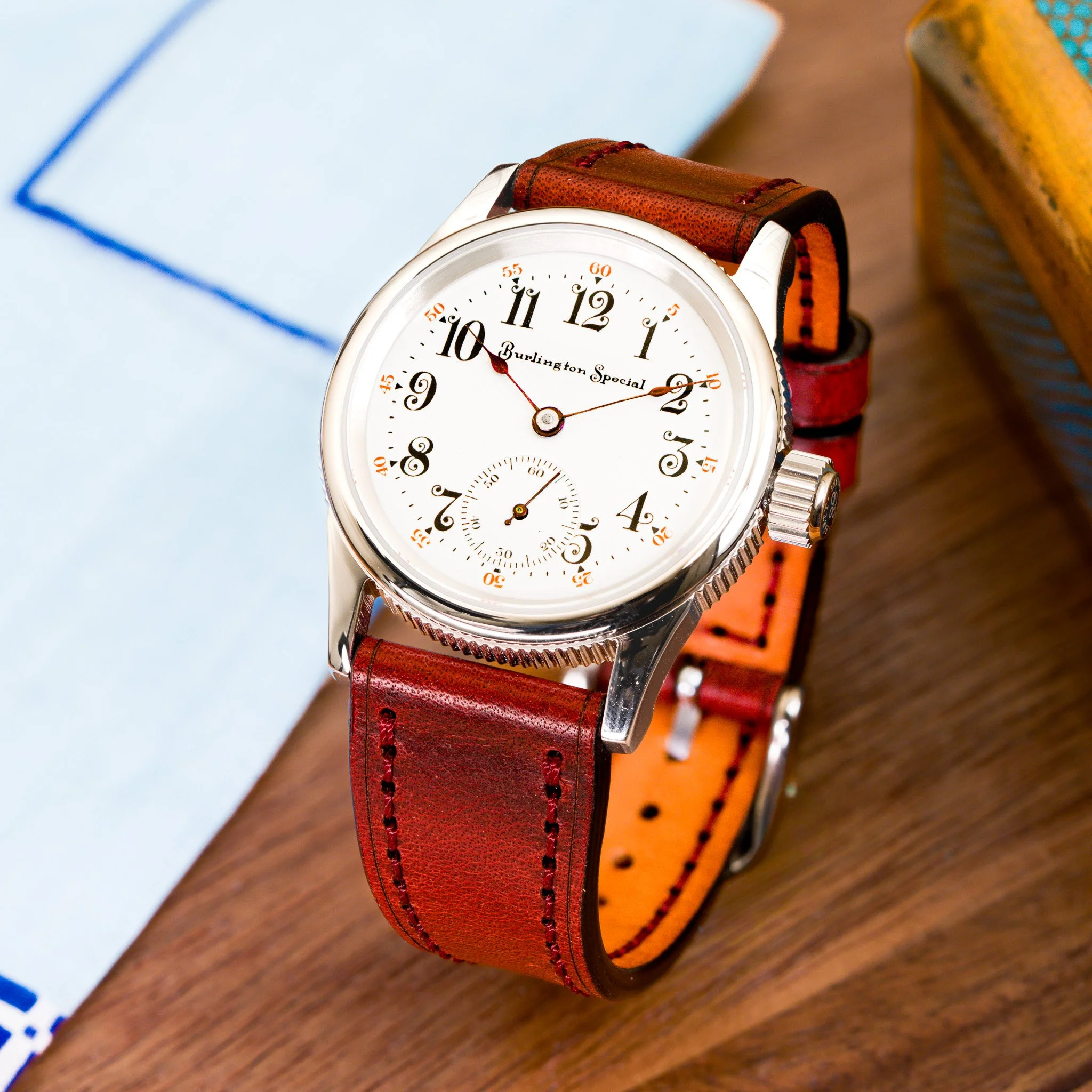 Burlington pocket watch conversion