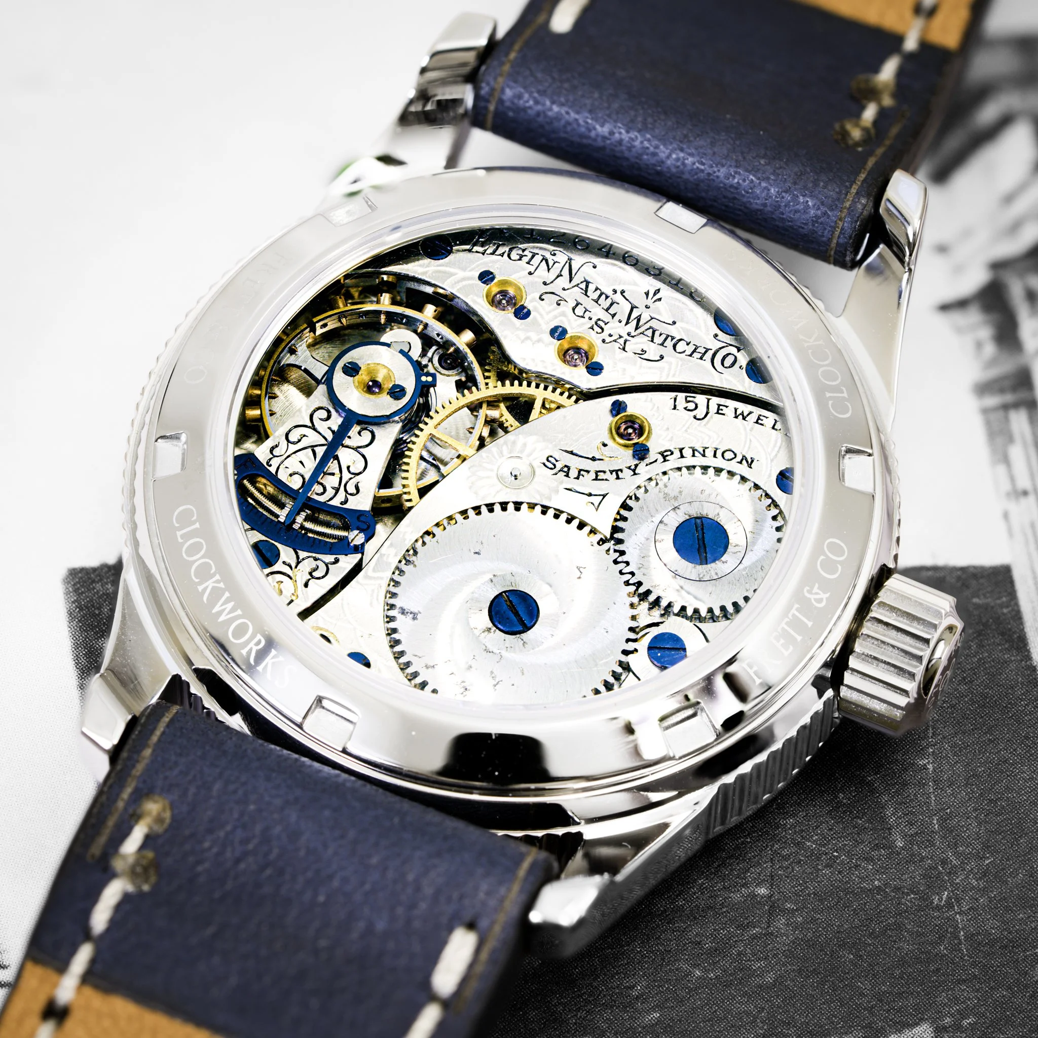 Elgin pocket watch conversion