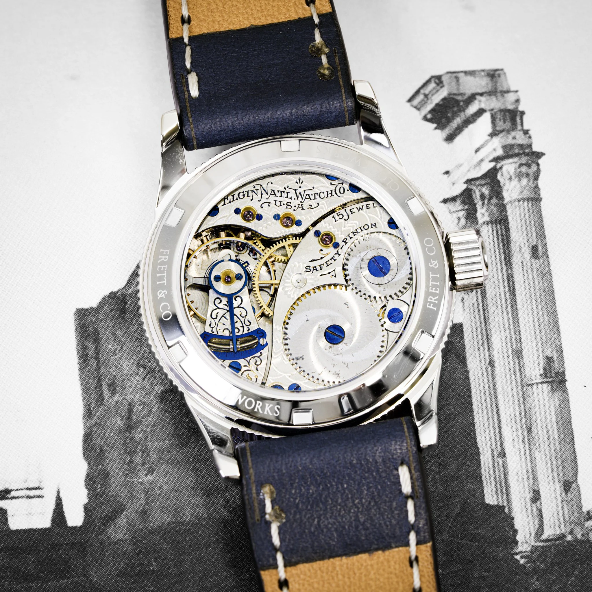 Elgin pocket watch conversion