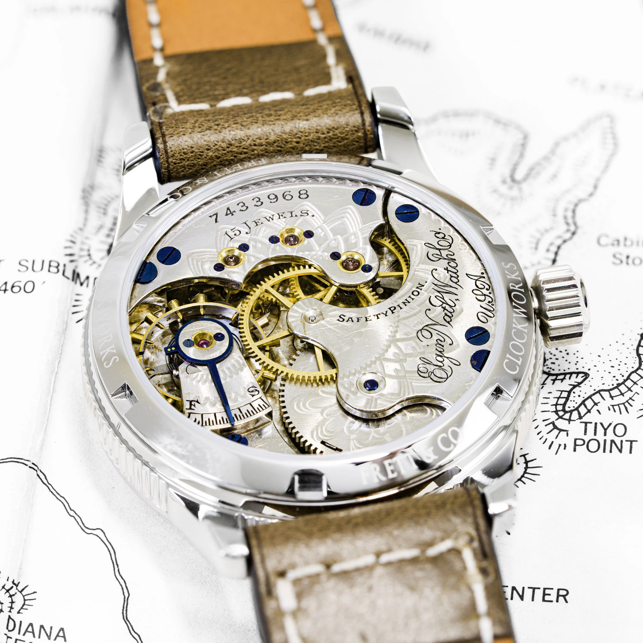 Elgin pocket watch conversion