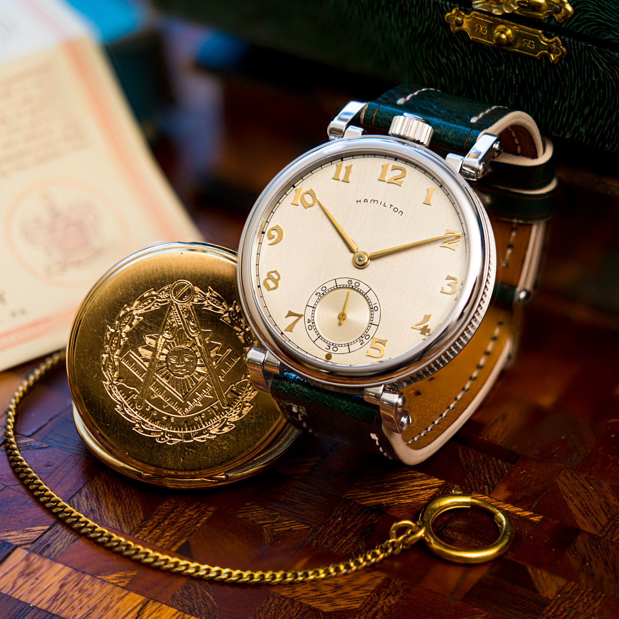 Hamilton pocket watch conversion