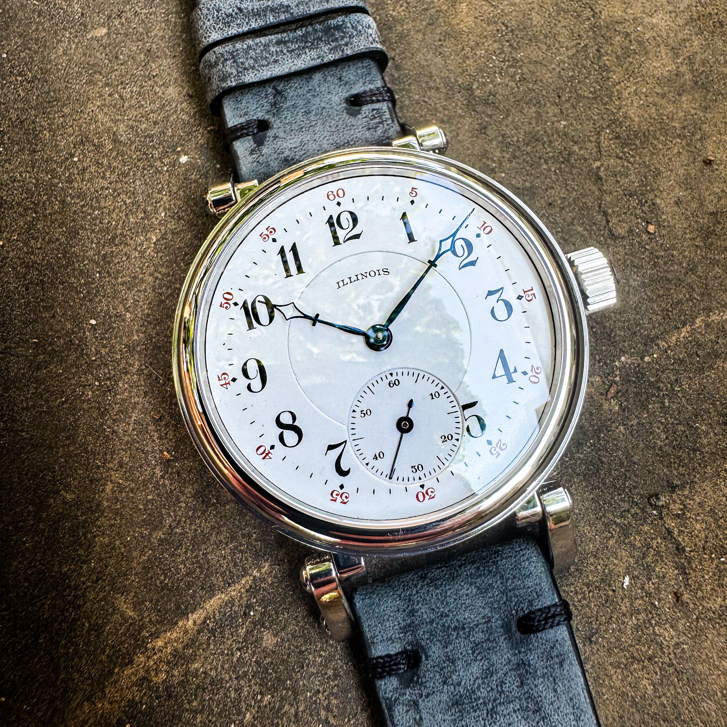 Illinois pocket watch conversion