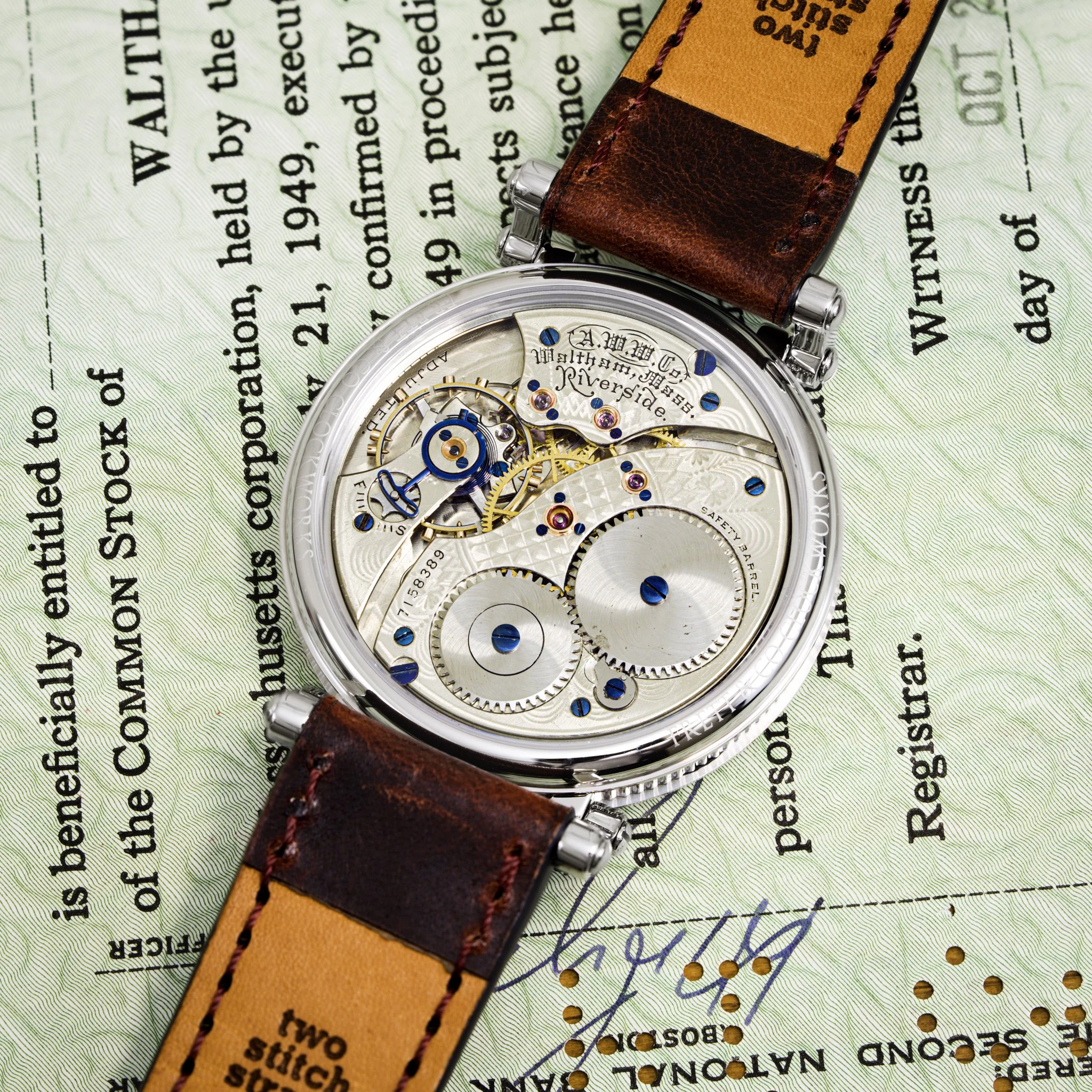 Waltham pocket watch conversion