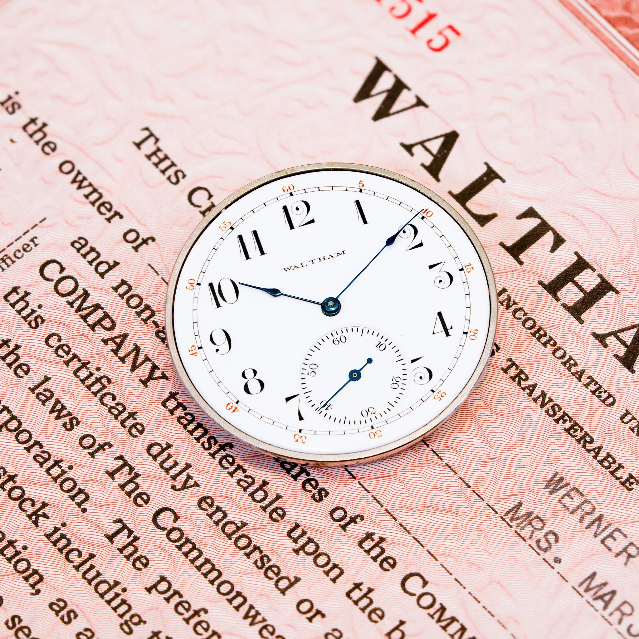 Waltham pocket watch conversion