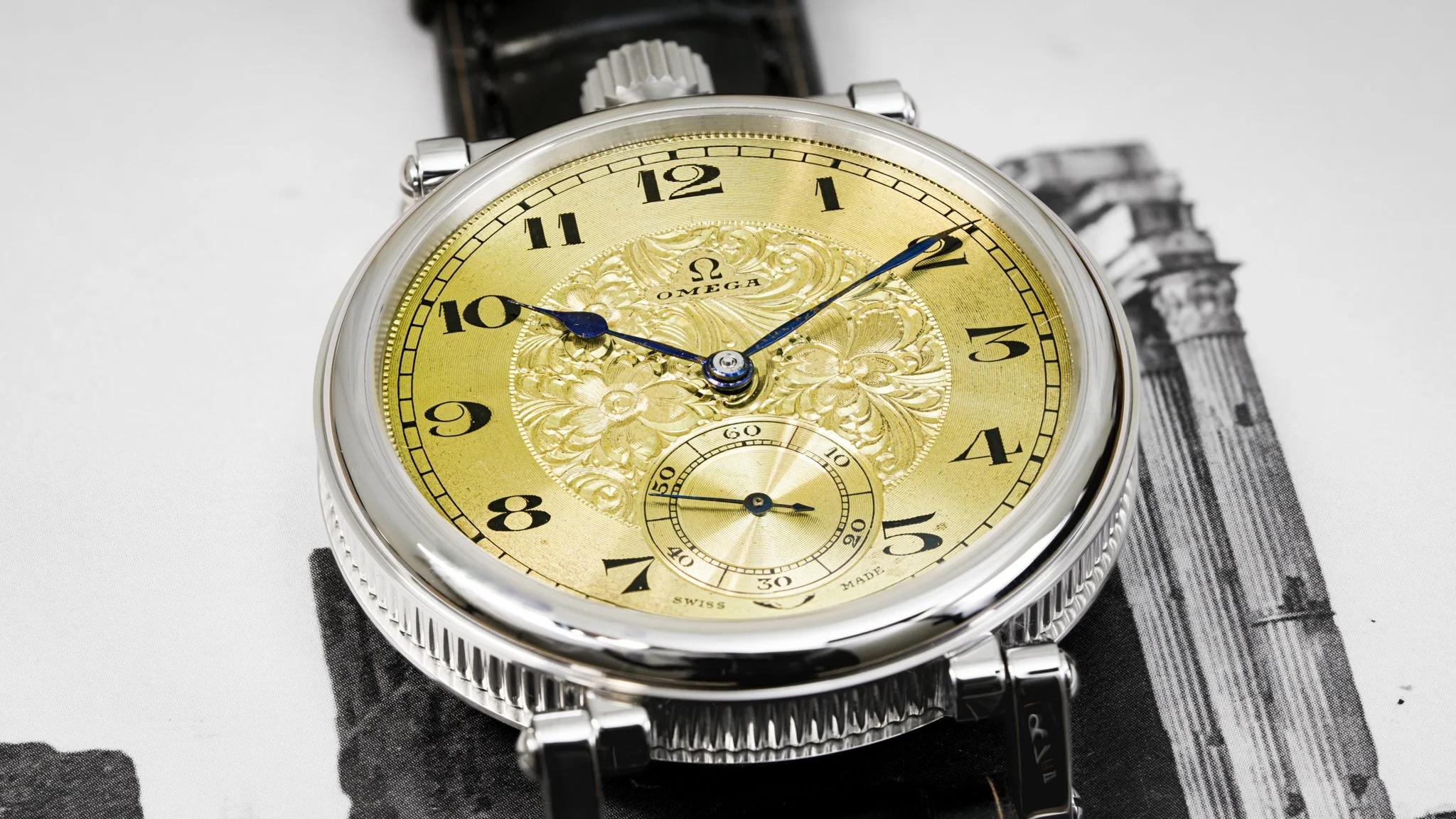 Omega pocket watch conversion