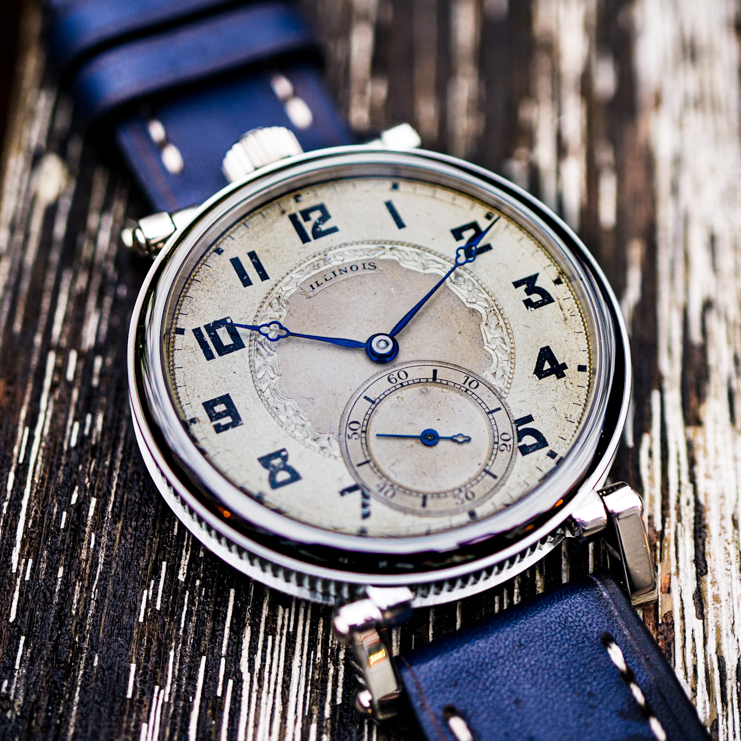 Illinois pocket watch conversion