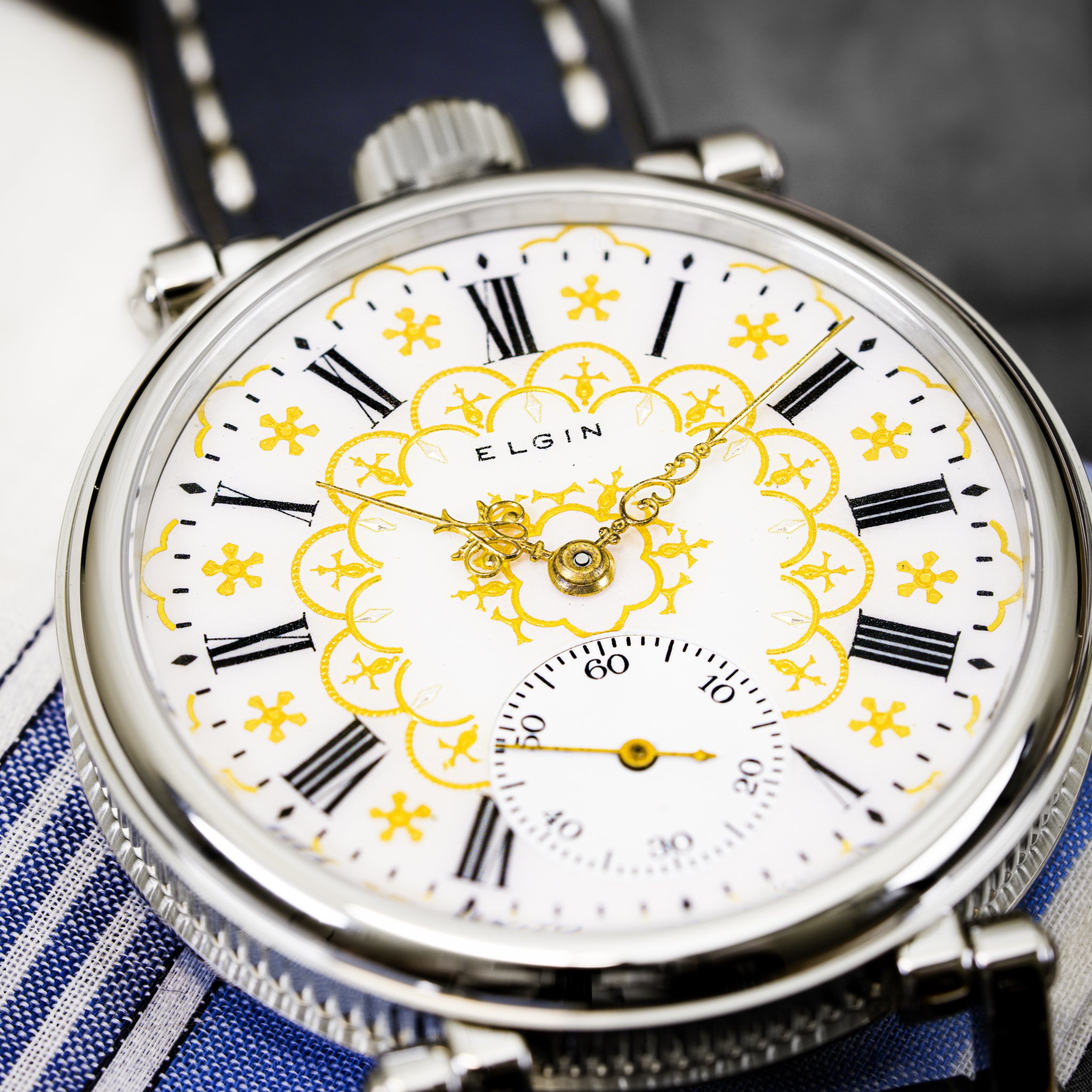 Elgin pocket watch conversion