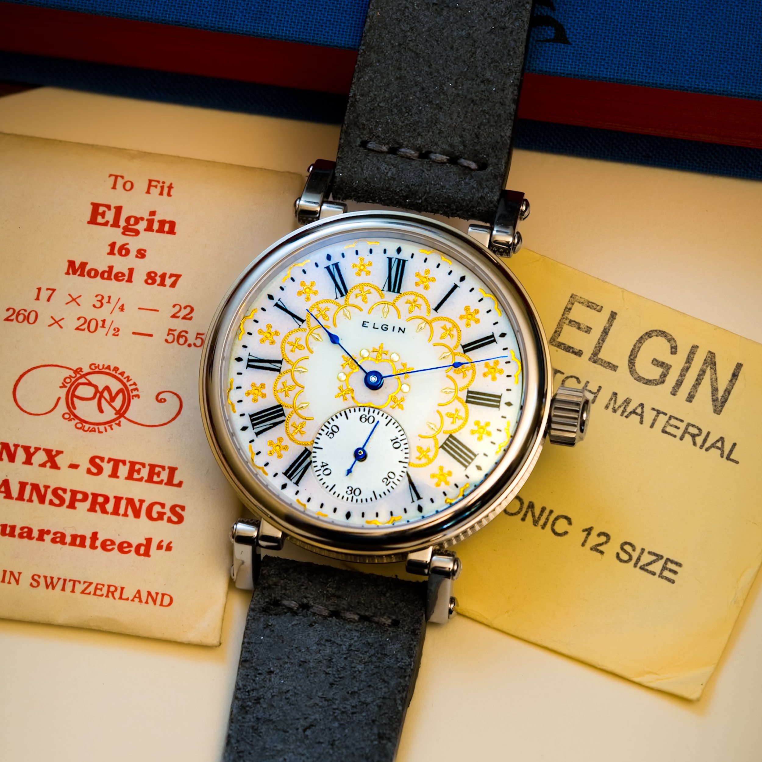 Elgin pocket watch conversion