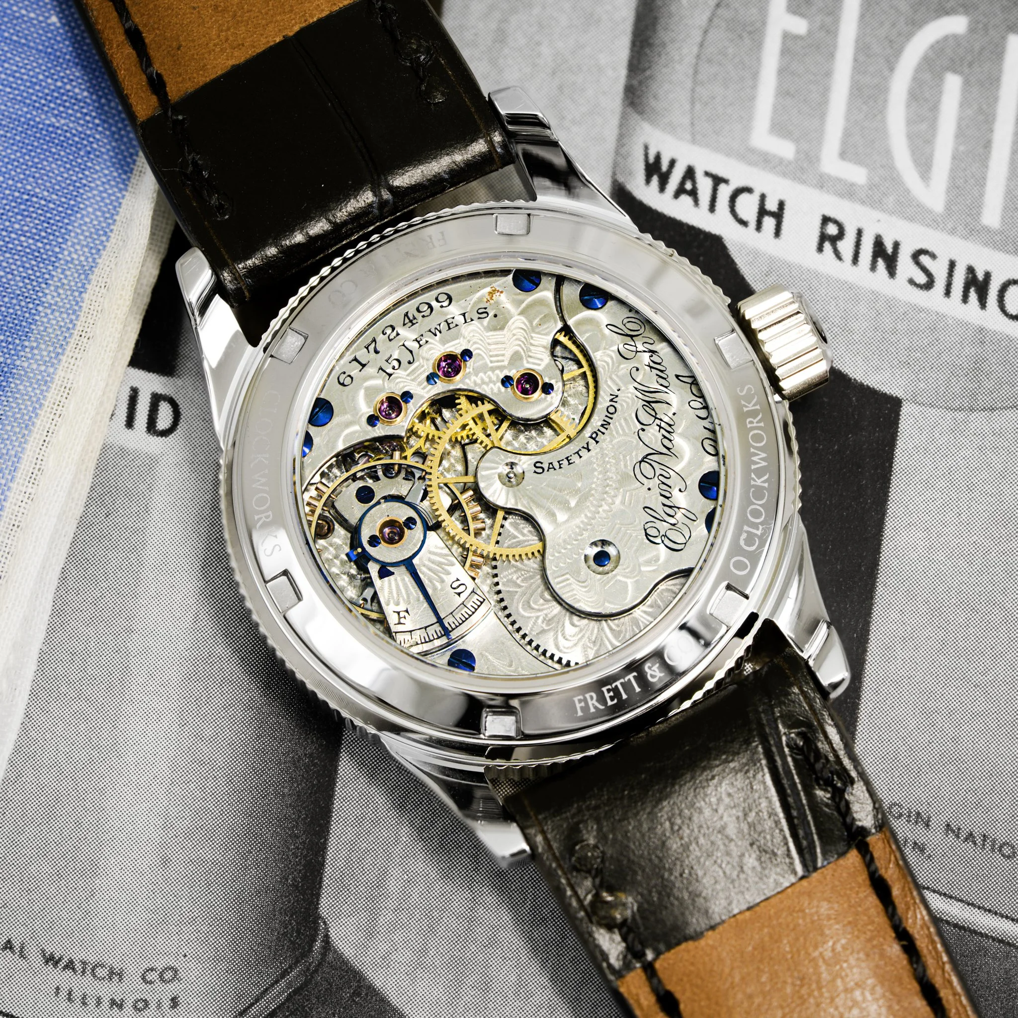 Elgin pocket watch conversion