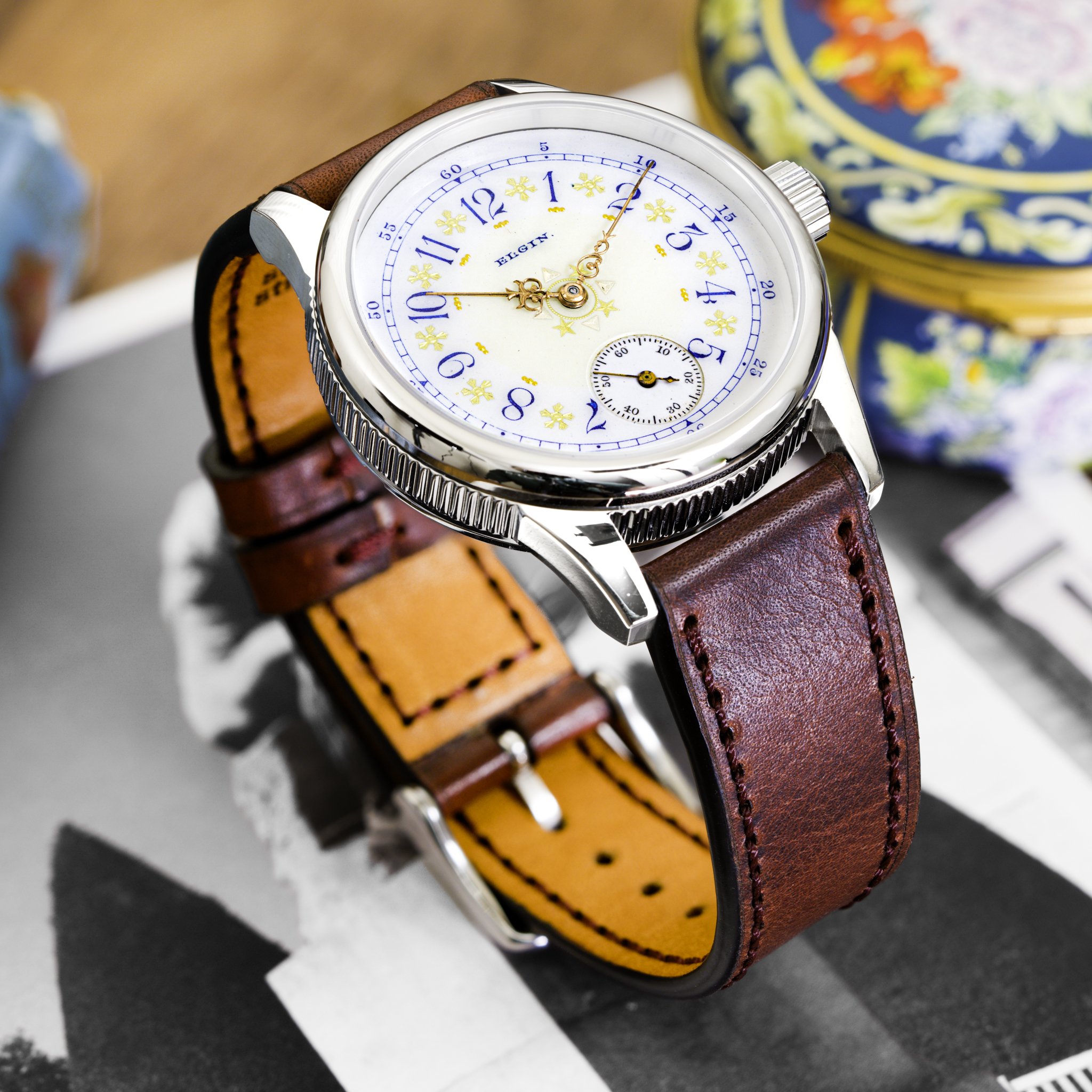 Elgin pocket watch conversion