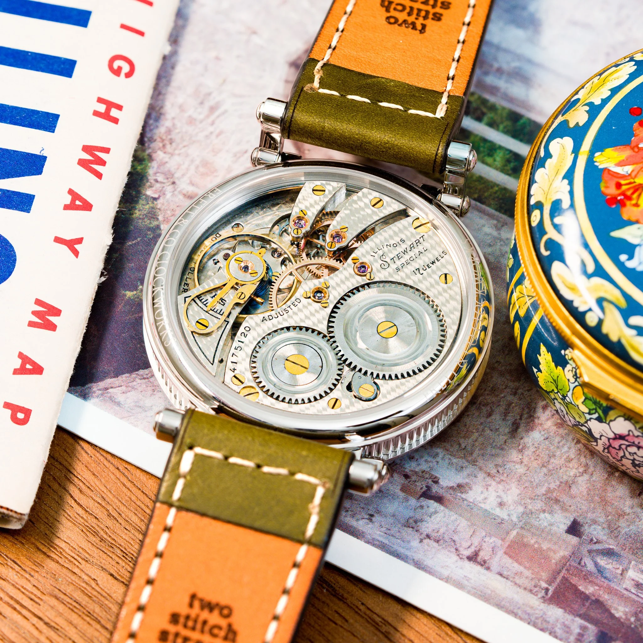 Illinois pocket watch conversion