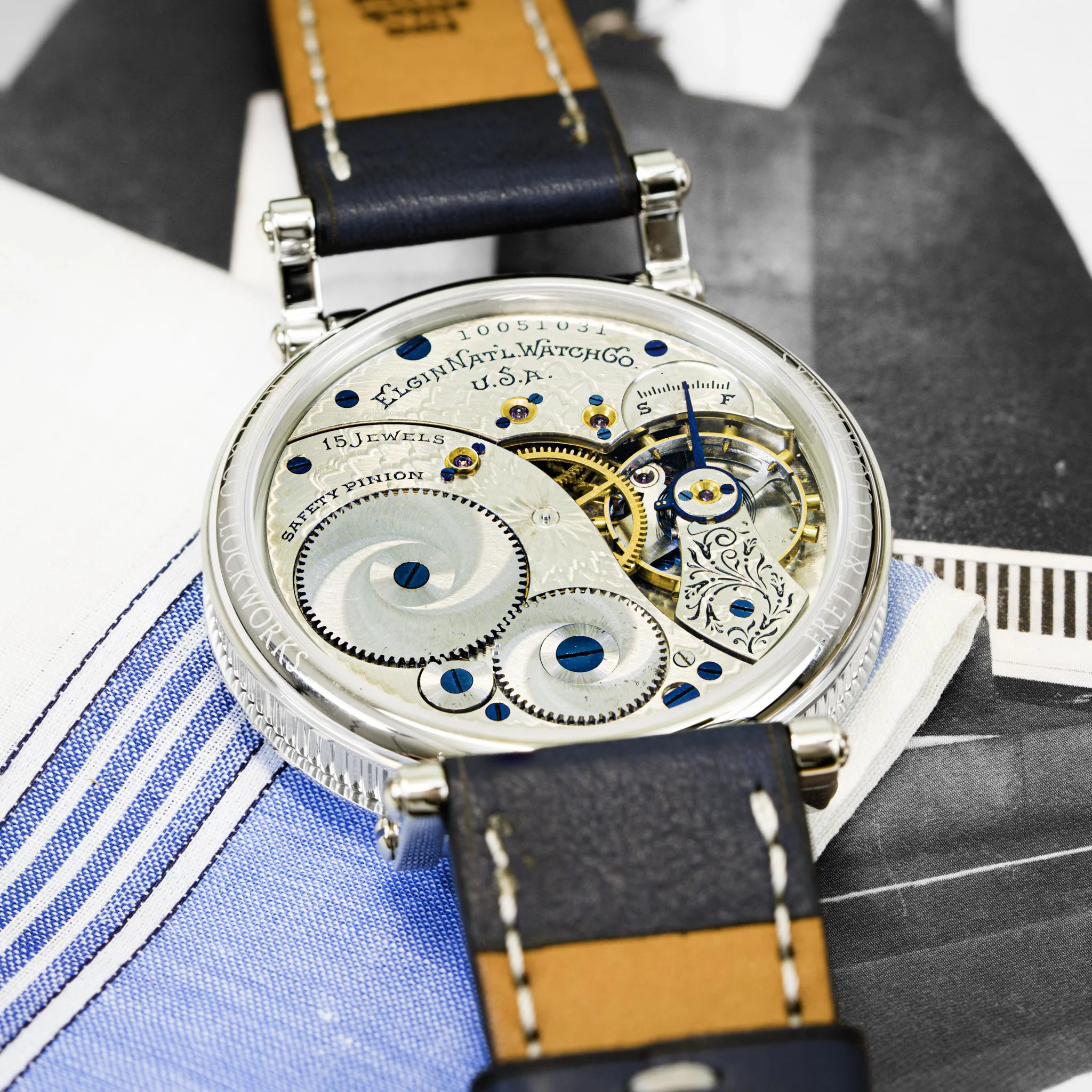 Elgin pocket watch conversion