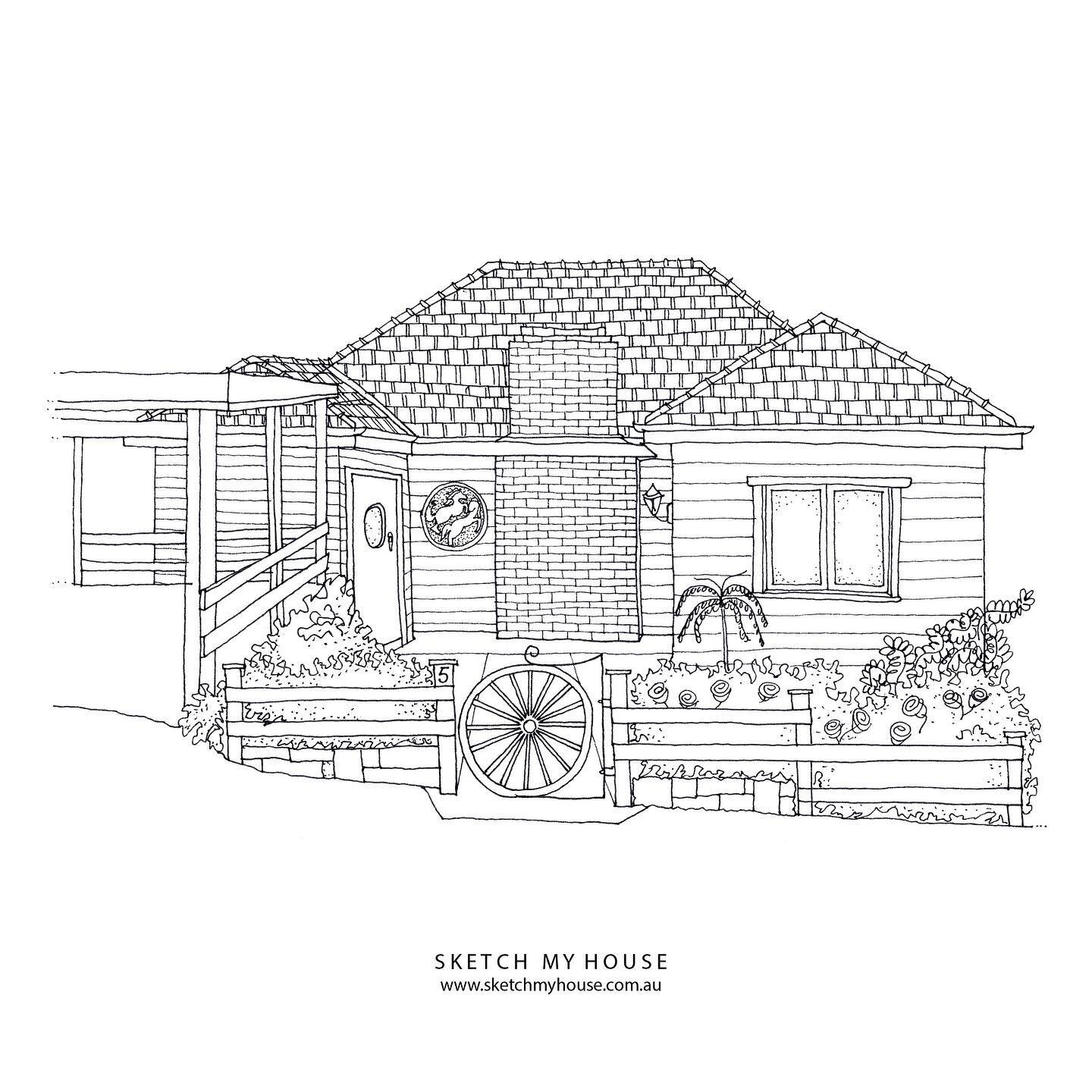 &ldquo;Mum is going to LOVE this&rdquo; 
Do you have a special childhood home from your family history? This one has changed over the years but we pieced it back together for this lucky Mum&rsquo;s 70th birthday this year. 

#justdraw #houseillustrat