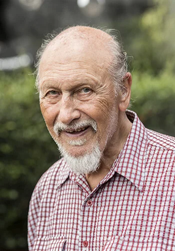 Heinz   At 87, Heinz has many stories to tell. He sailed to Australia on a 42 foot boat and has also sailed all over Australia.