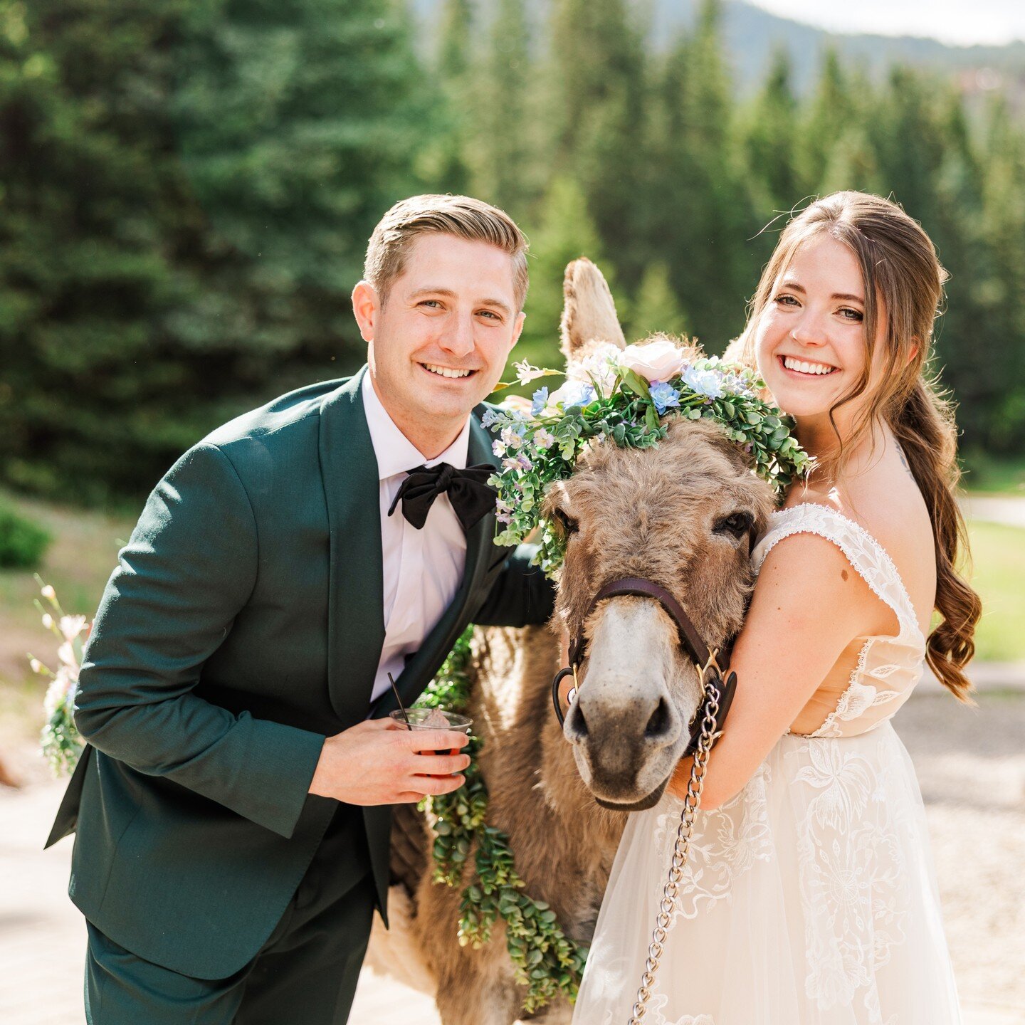 Beverage Burros are always a plus in my book!!! 

Christine and Devon had the sweetest celebration last week! They actually eloped and said their vows privately the weekend before, and shared the video they made with friends and fam in place of a cer