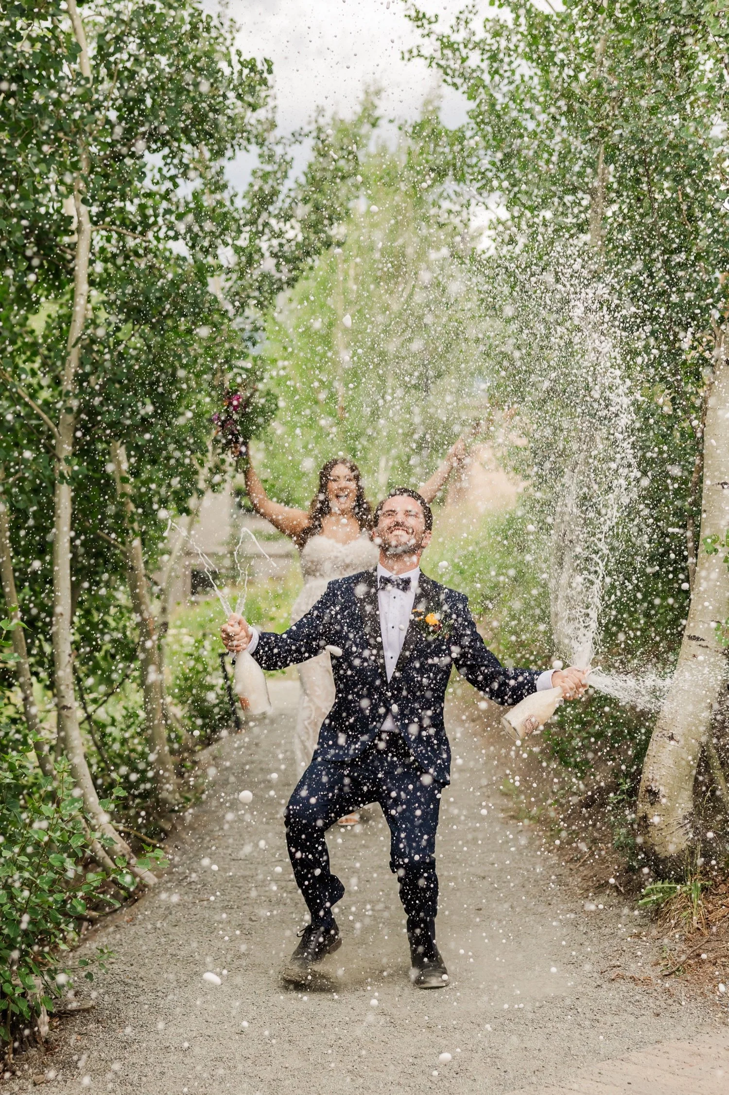 Monique &amp; Alex at their Crested Butte Wedding Venue