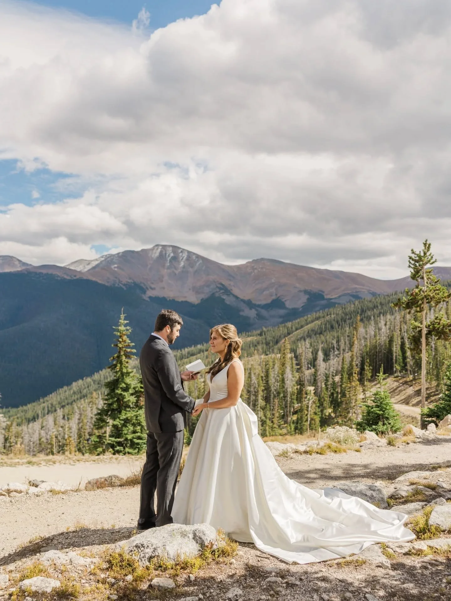 The private first look+vows and big ceremony combo always hits just right!! 

I think this is such a fantastic way to have more private, quiet moments on a wedding day. And it truly doesn't take away from the emotions of the bigger ceremony with your