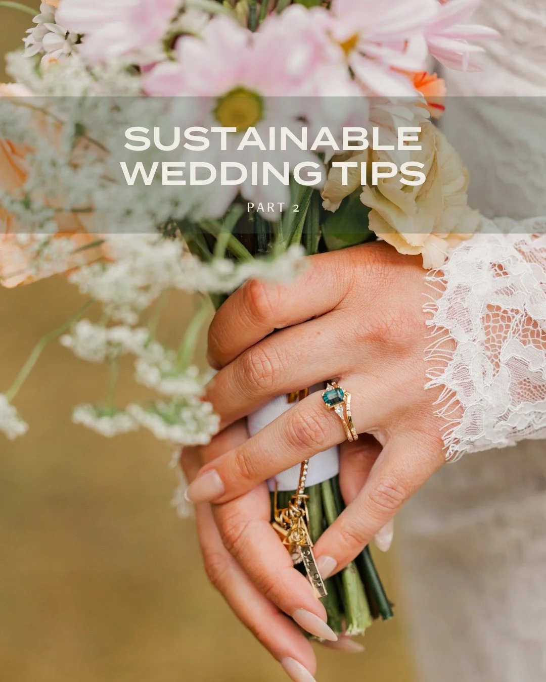 Let's talk about sustainability when it comes to the ✨bling✨ shall we?⁣
⁣
Diamond extraction has historically been WILDLY horrible for the planet, and for the people who do the mining. I don&rsquo;t know about you but I personally wouldn&rsquo;t want