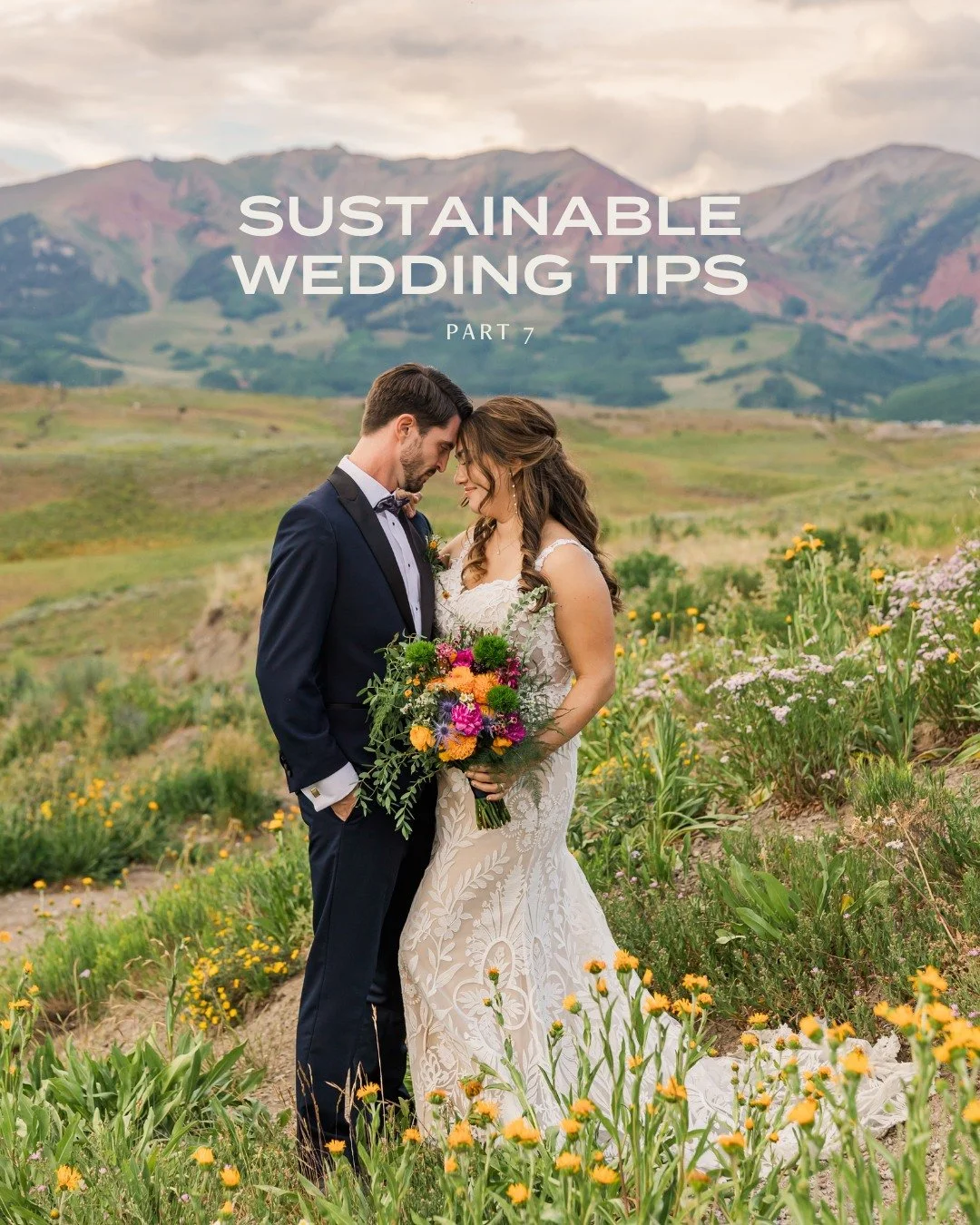 It's no secret that one of the best parts of a wedding is getting alllll dressed up, whether you&rsquo;re the happy couple or a wedding guest!⁣
⁣
So today I wanna talk about sustainable wedding attire! ⁣
⁣
And before I share these tips, I just want t