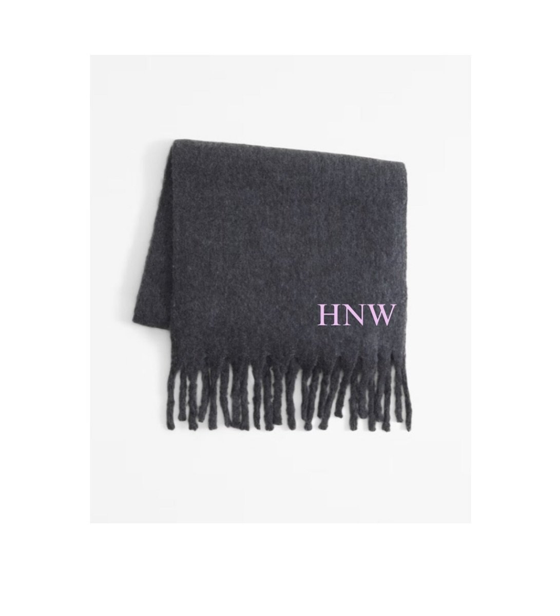 Make it your own - customize a chunky scarf as the perfect gift this holiday season. Orders only open until 11/28