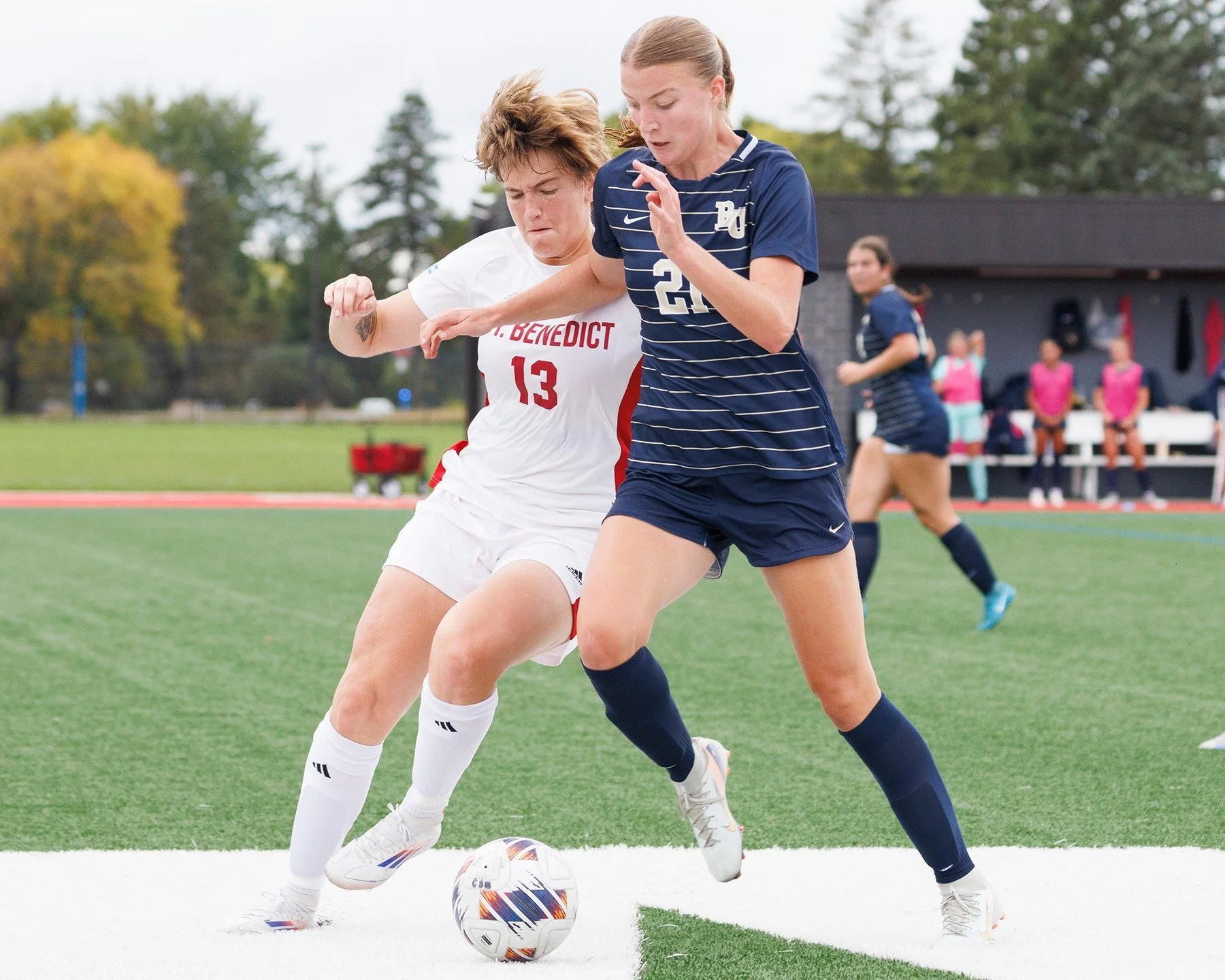 A few shots from this afternoon's @bethelwsoccer game against St Bens.

#miac #womenssoccer #collegesoccer #soccer
bethelumn