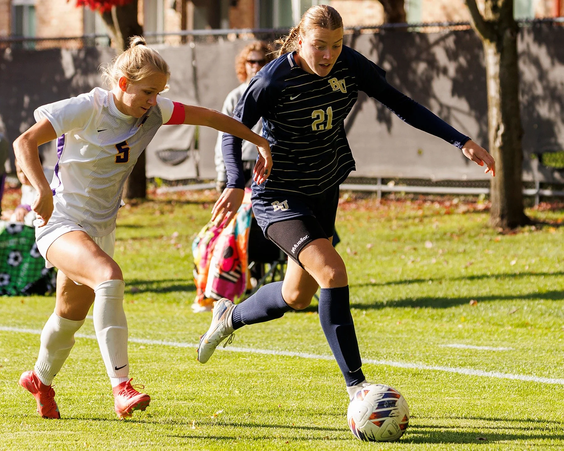 Not the result @bethelwsoccer was looking for today against St Kate's. The ladies battled hard, but couldn't find the back of the net.
#soccer #womenssoccer #collegesoccer #miac
