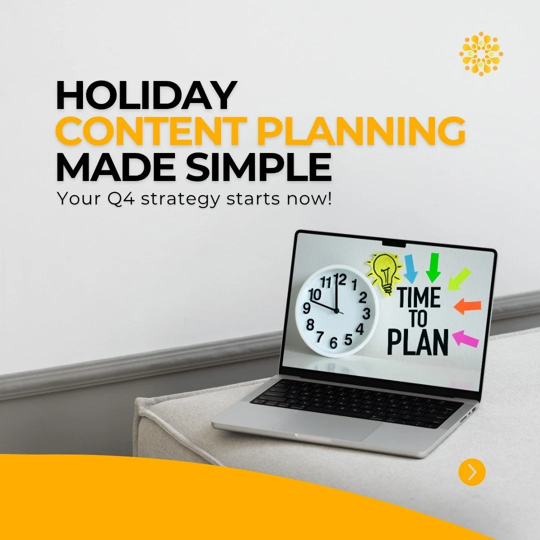 If you&rsquo;re already feeling the Q4 pressure... Take a breath. ✨

Holiday content doesn&rsquo;t have to be overwhelming when you plan with intention.

Start with your story, map your key moments, and focus on connection over chaos. The truth is, v