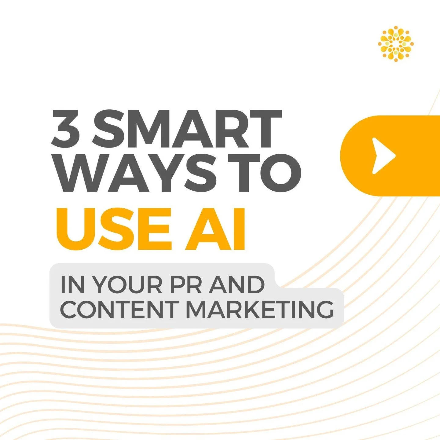AI doesn&rsquo;t replace your PR strategy, it just helps you work smarter.

When you pair technology with a strong message and a human-first approach, your content becomes clearer, faster, and more intentional.

Here are 3 simple ways to start using 