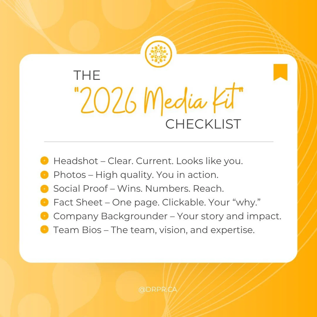 New season, new strategy!✨

Your media kit is your brand&rsquo;s "resume", but is it telling the 2026 version of your story or the 2023 version? If it hasn&rsquo;t been refreshed lately, you&rsquo;re leaving opportunities on the table.

Thi