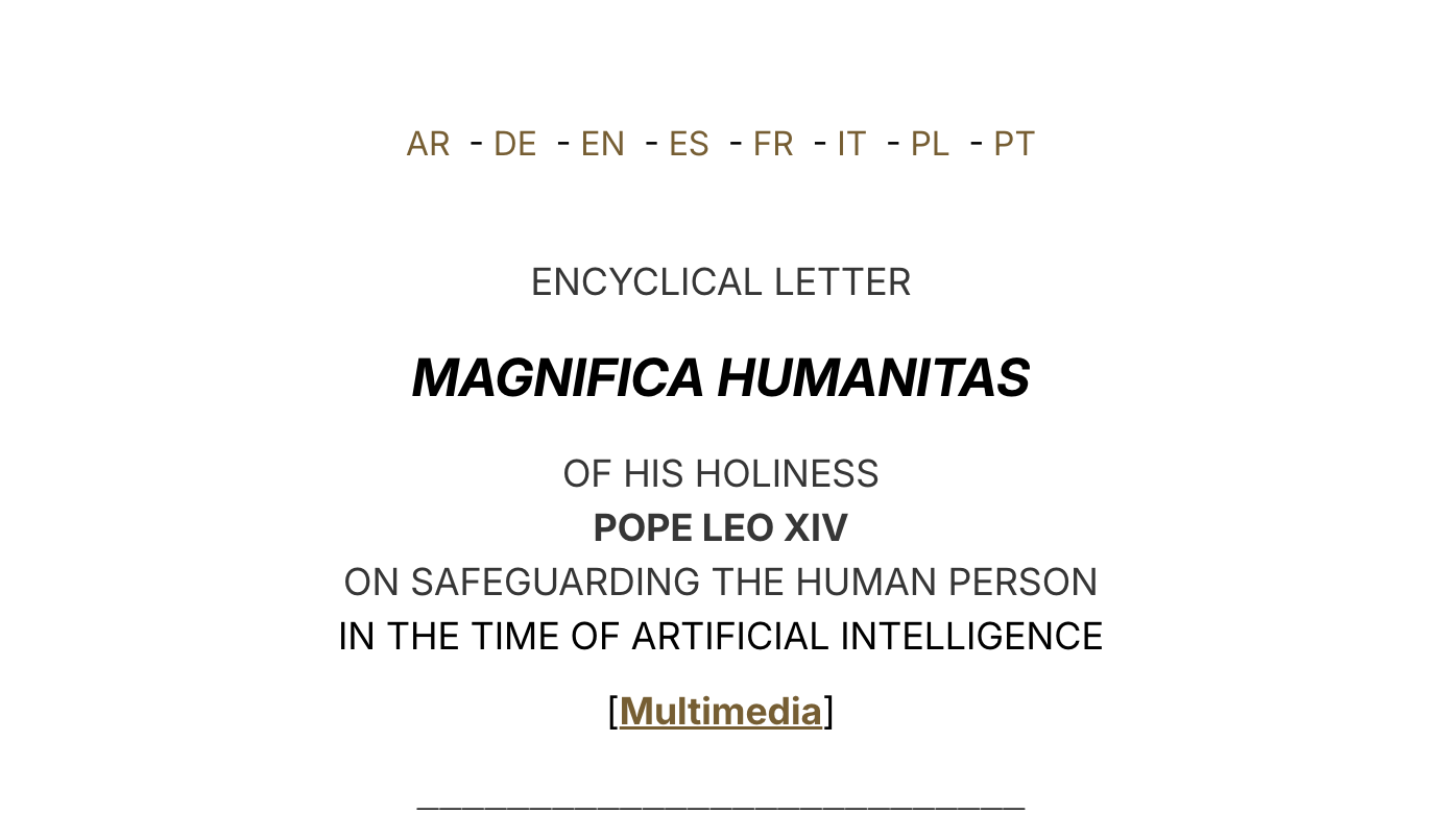 Magnificent Humanity, Diminished Ambition