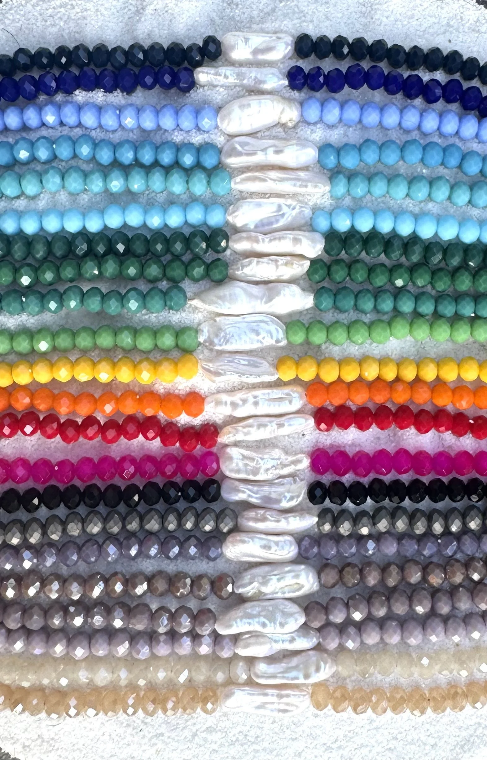 Beaded Pearl Necklace