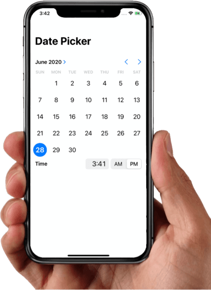 Calendar / Date Picker - Free Adobe XD Templates - Download Sketch Resource