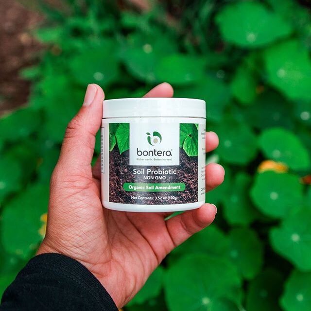 Time to grow your best life! Each scoop of Bontera Soil Probiotic contains billions of beneficial bacteria, fungi and mycorrhizae and a mixture of readily available amino chelated micronutrients that work to promote healthy garden soil, healthy roots