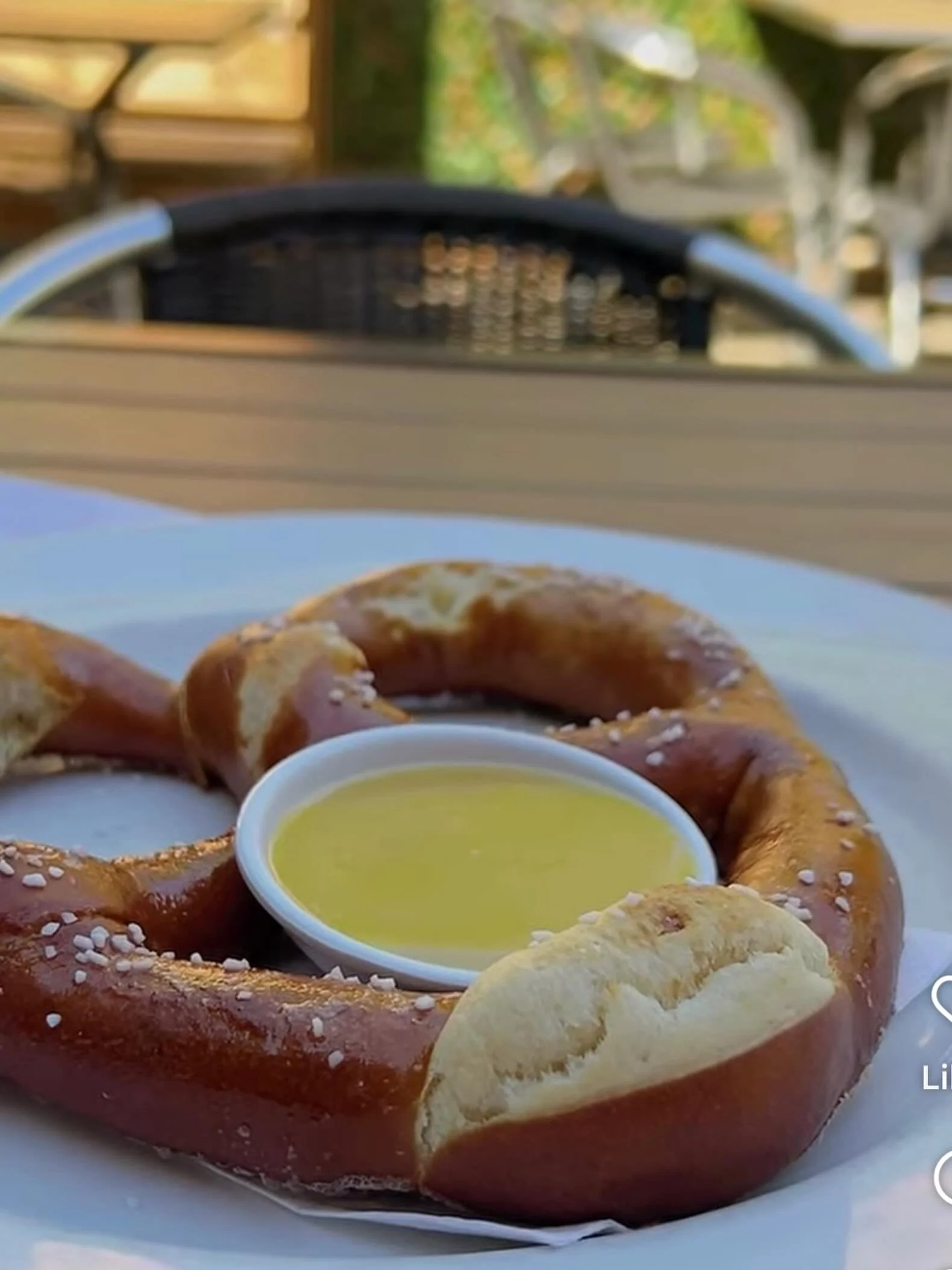 Our patio was made for pretzels! 
 Join us before or after the @alyssaedwards_1 show @thedanforthmusichall 
.
.
.
#patio #secret #summer #pretzel #craftbeer