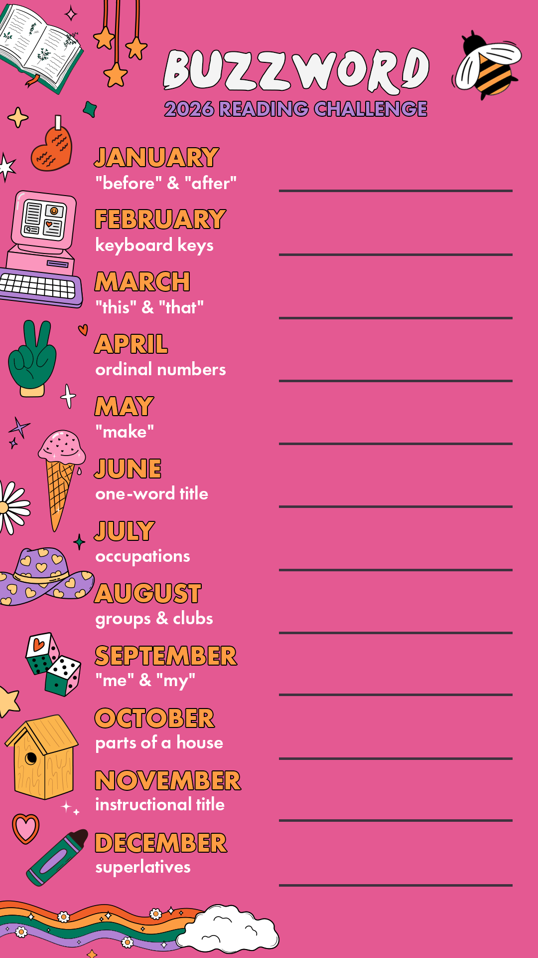 Buzzword Title Prompts - Full Colour - Title Inserts
