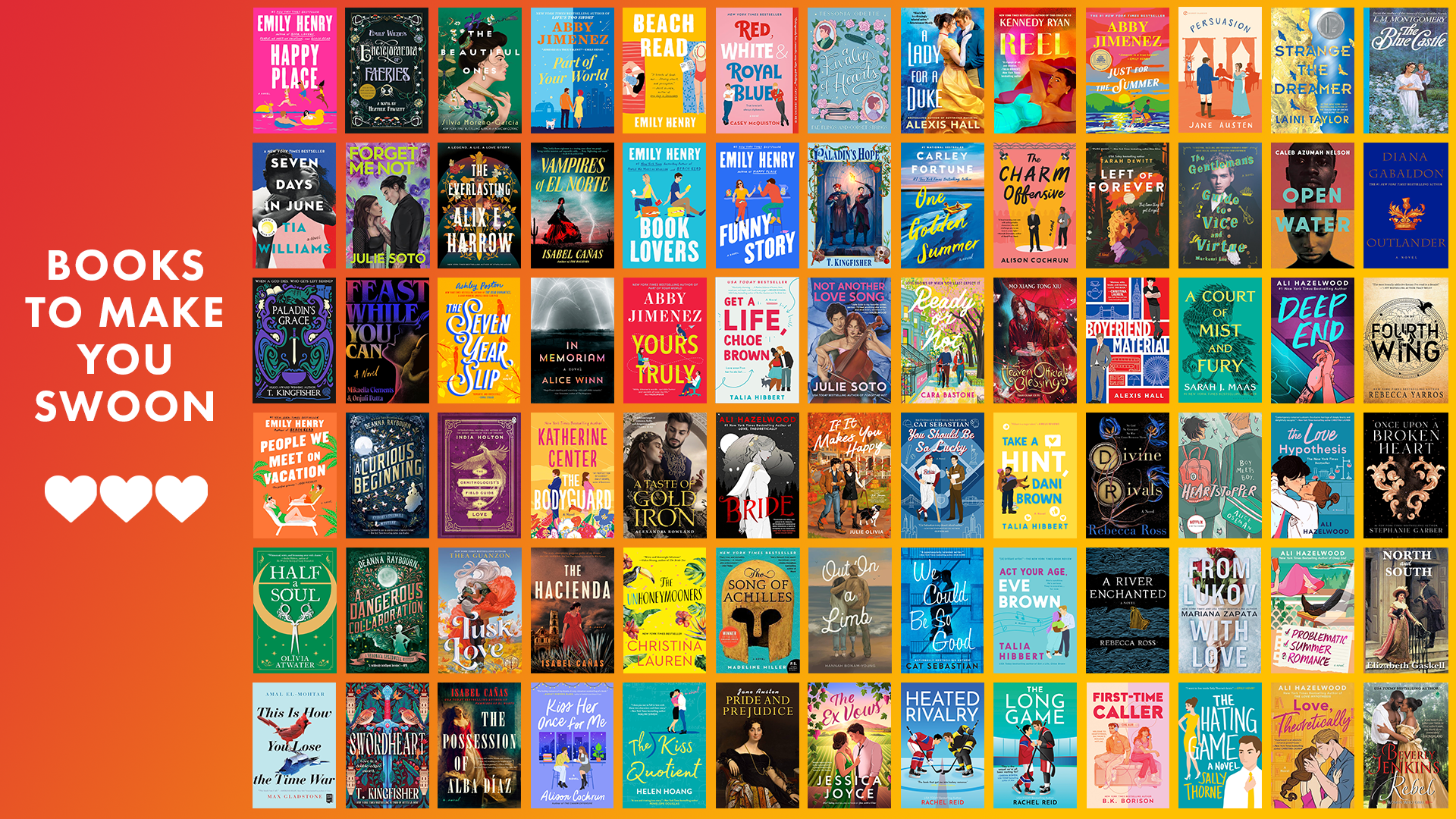 Books to make you swoon