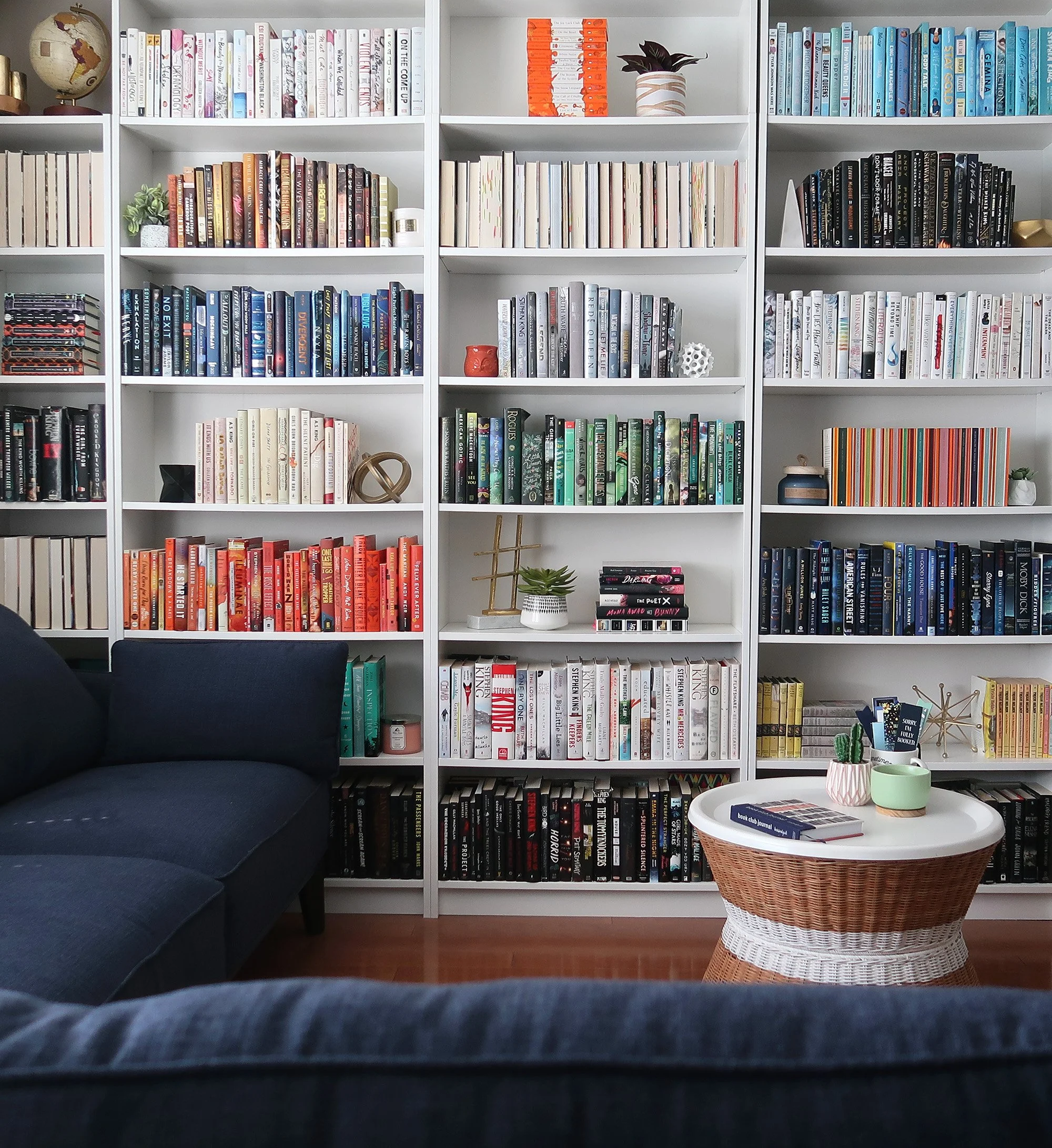 my bookshelves- ikea