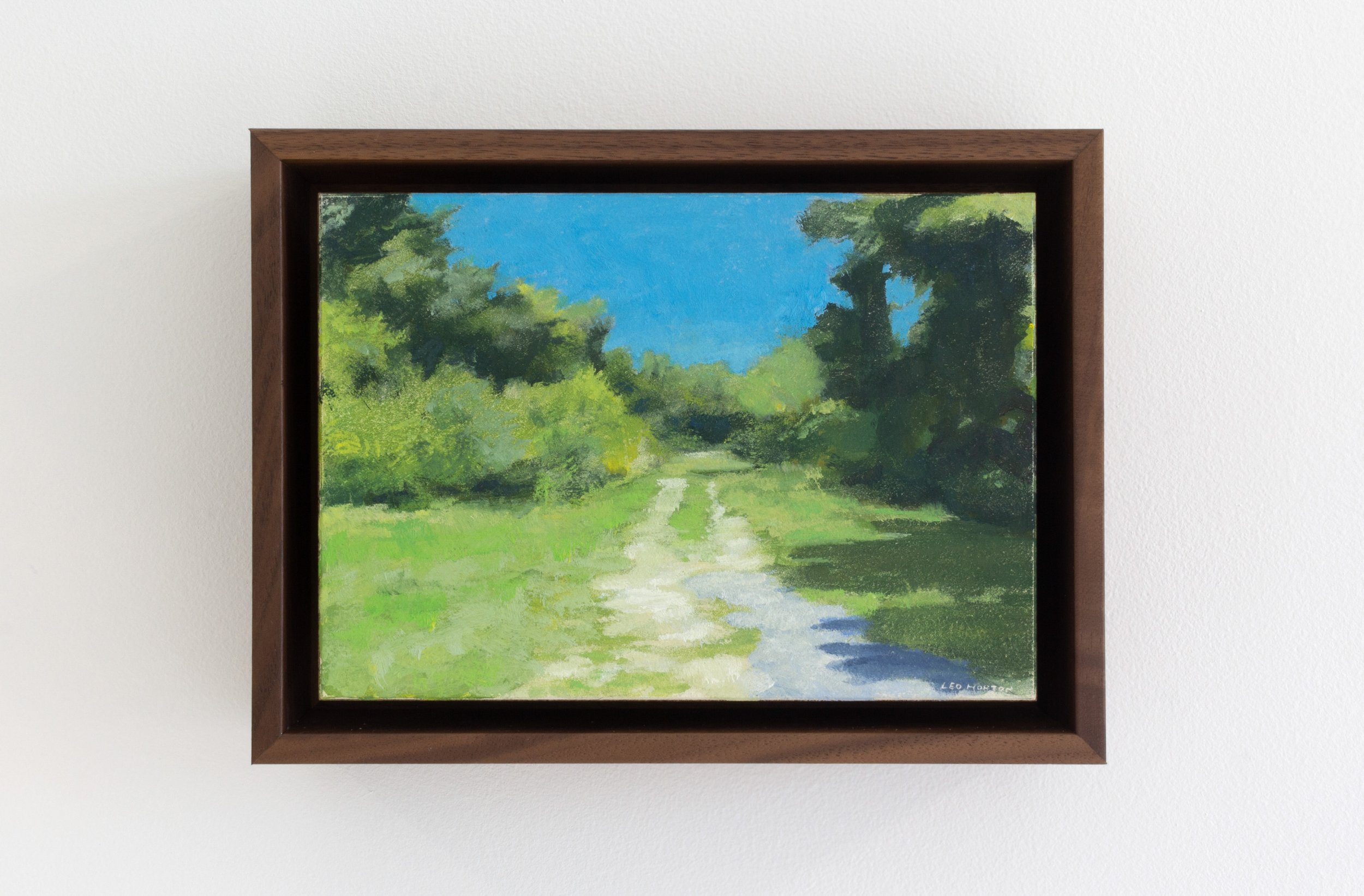  Leo Horton  Vacant Lot , 2022 Oil on canvas 7 x 5 in (8.5 x 6.5 x 2.25 in framed) 