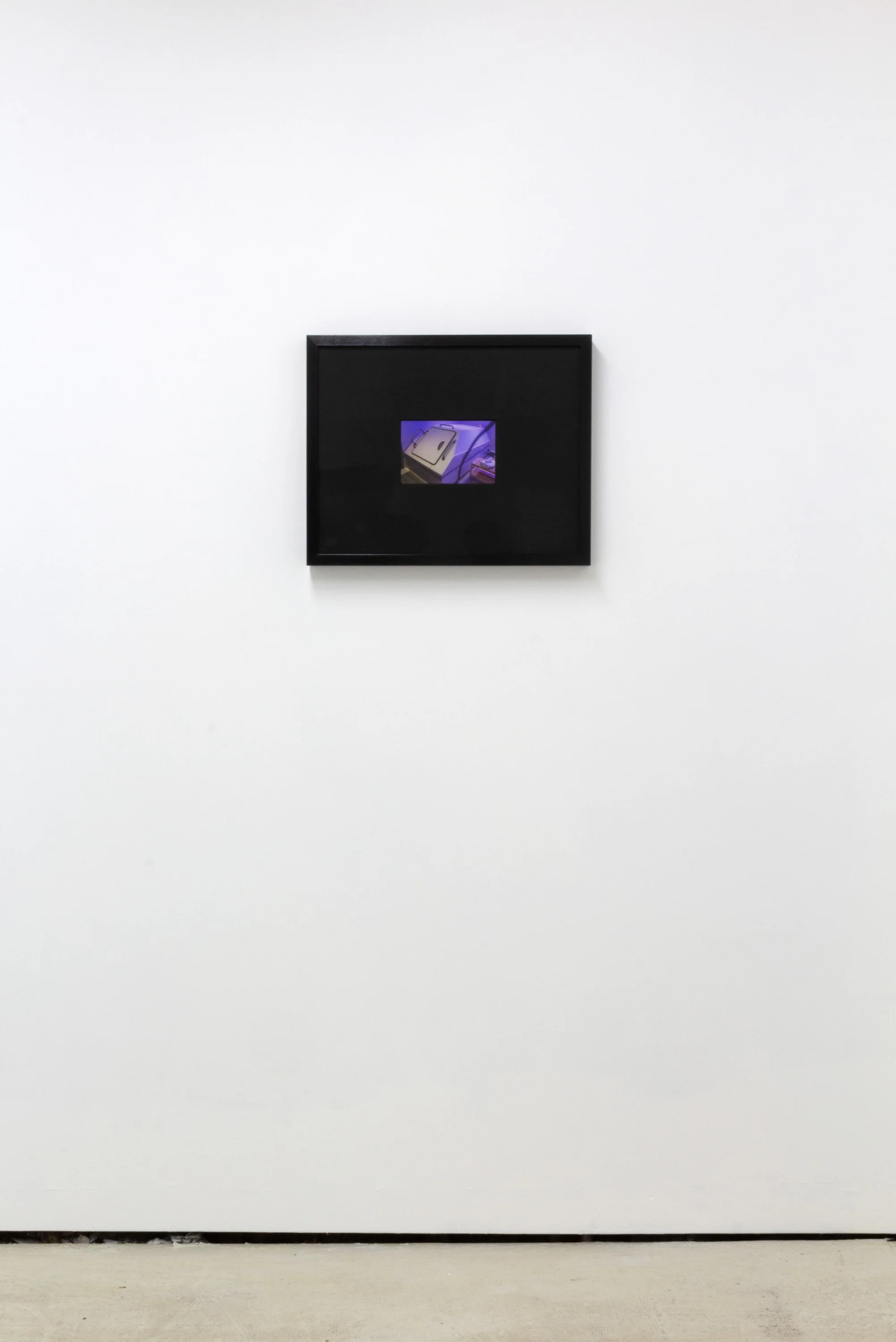  Graham Wiebe  Self Portrait (through the loss of my body except for my hand, I became the lens while the fluids develop me) , 2022 Archival inkjet print 4.75 x 7 in (image size) 17.5 x 21.5 x 2 in (framed) 