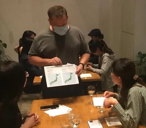 Tasting menu with paired Sakes at Test Kitchen pop-up events