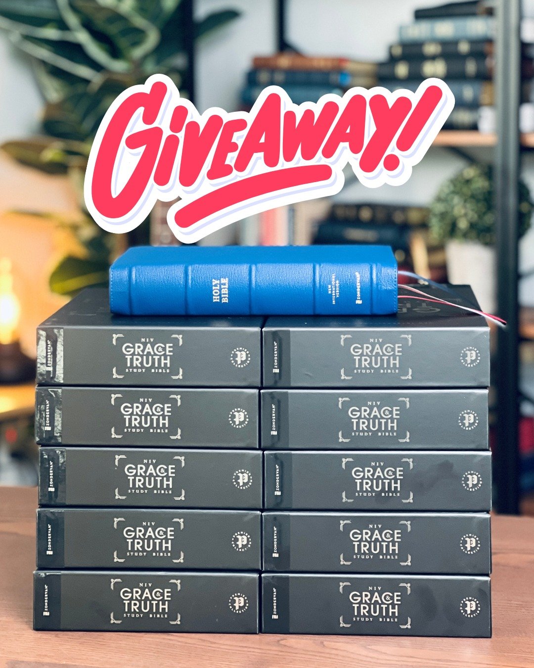 GIVEAWAY ALERT 🚨 I'm giving away TEN copies of the Premier Collection NIV Grace &amp; Truth Study Bible the month! 😮⤵️ Follow the steps below to enter to win!

1️⃣ Like this post. &hearts;️
2️⃣ Follow @timwildsmith ✅
3️⃣ Leave a comment. 💬

✳️ BON