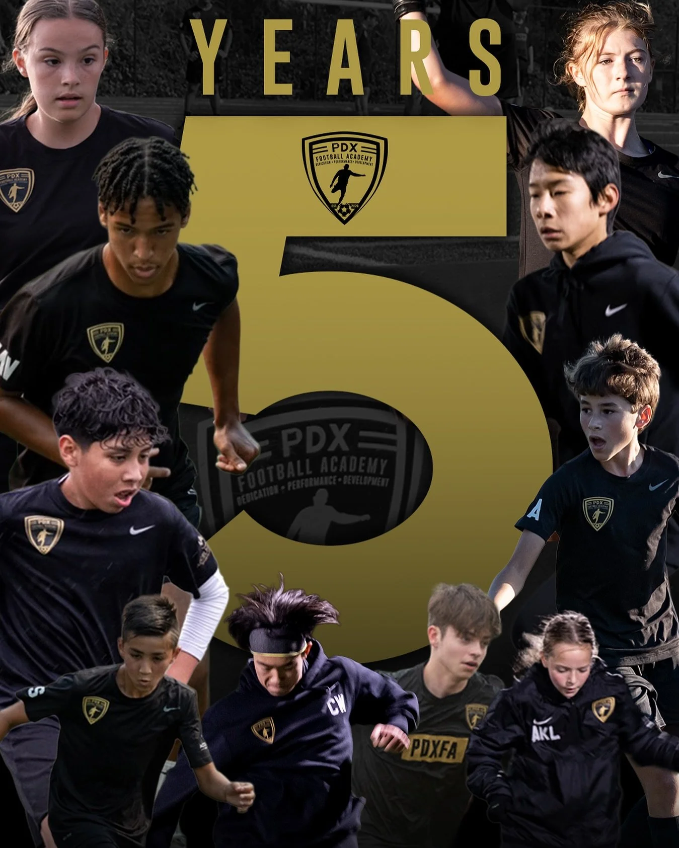 🎉 𝟱 𝗬𝗘𝗔𝗥𝗦 𝗢𝗙 𝗣𝗗𝗫 𝗙𝗢𝗢𝗧𝗕𝗔𝗟𝗟 𝗔𝗖𝗔𝗗𝗘𝗠𝗬!🎉

Today marks 5 years since we held our very first training session, and what an incredible journey it&rsquo;s been. From small group sessions on local fields to year-round training progr