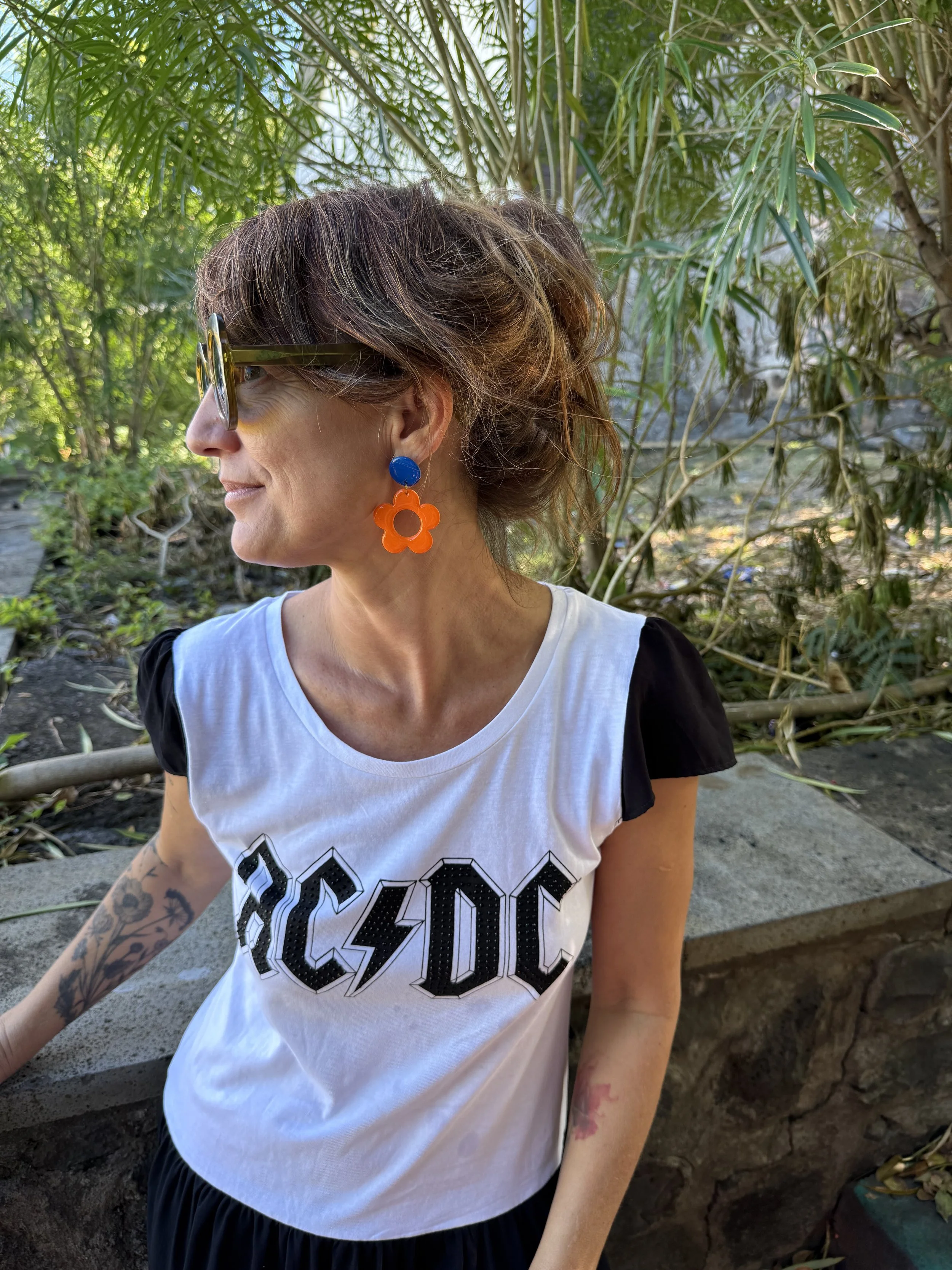 Janis Orange et bleu