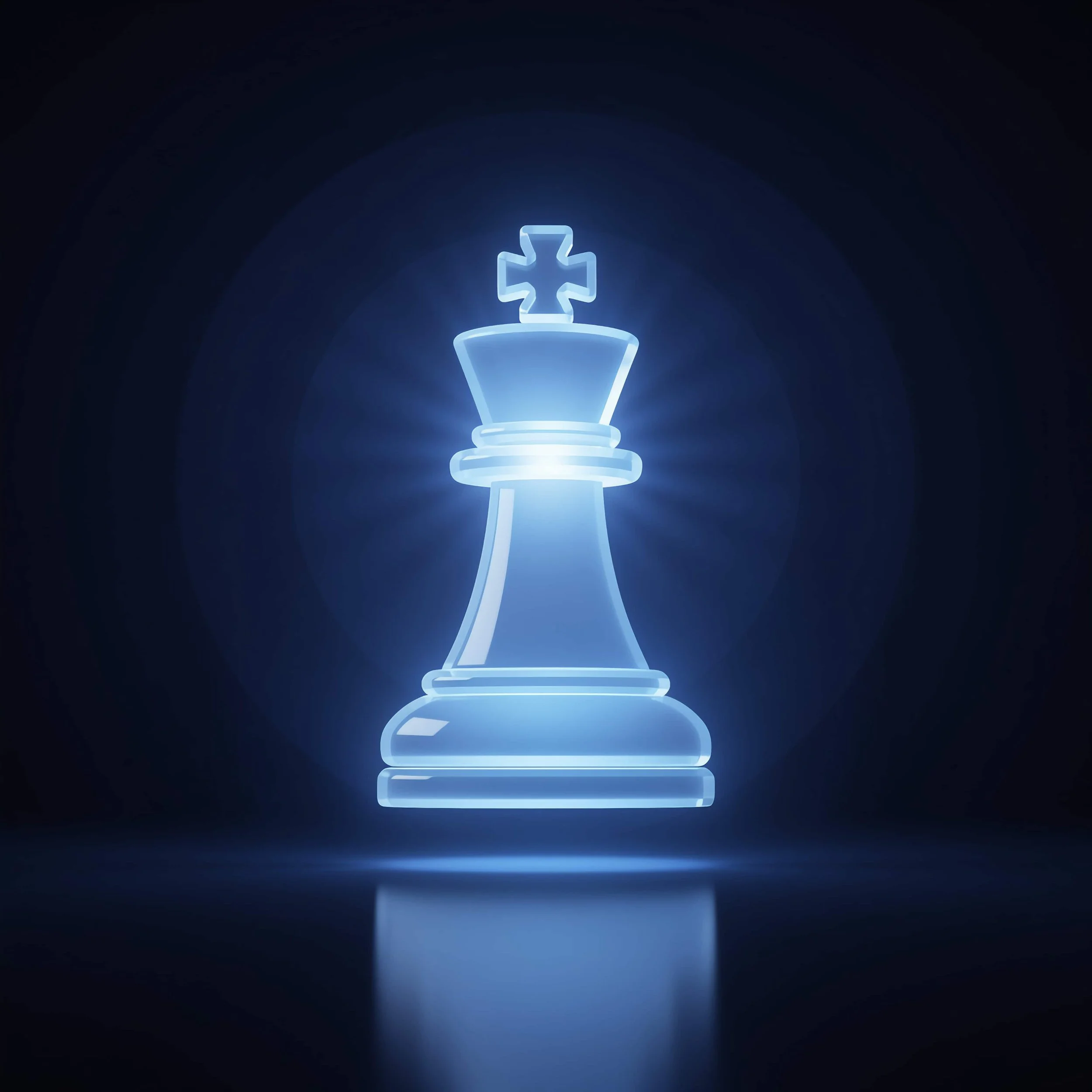 Geometric drawing of an outline square with sections divided by vertical, horizontal, and diagonal lines.