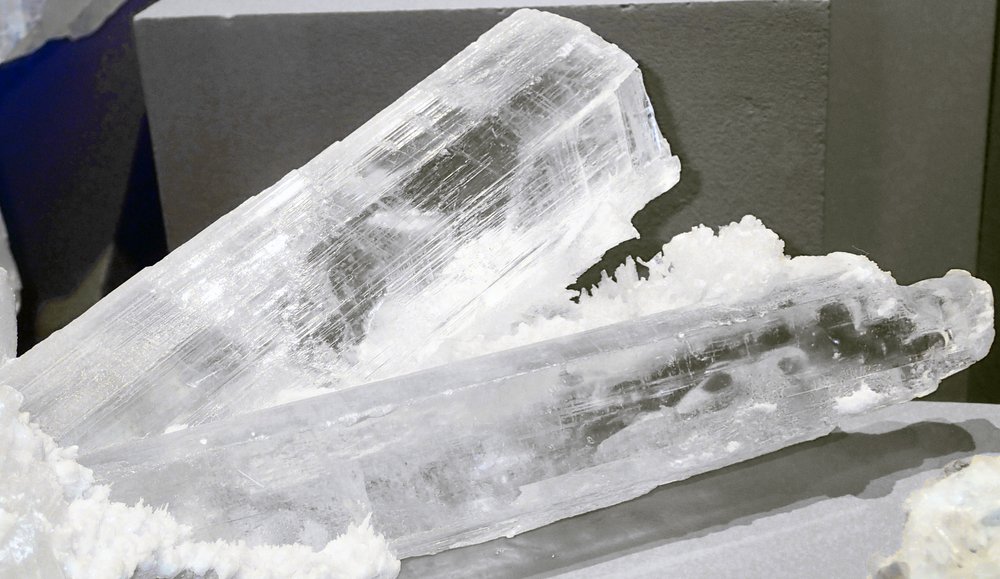 Gypsum crystal from Naica cave