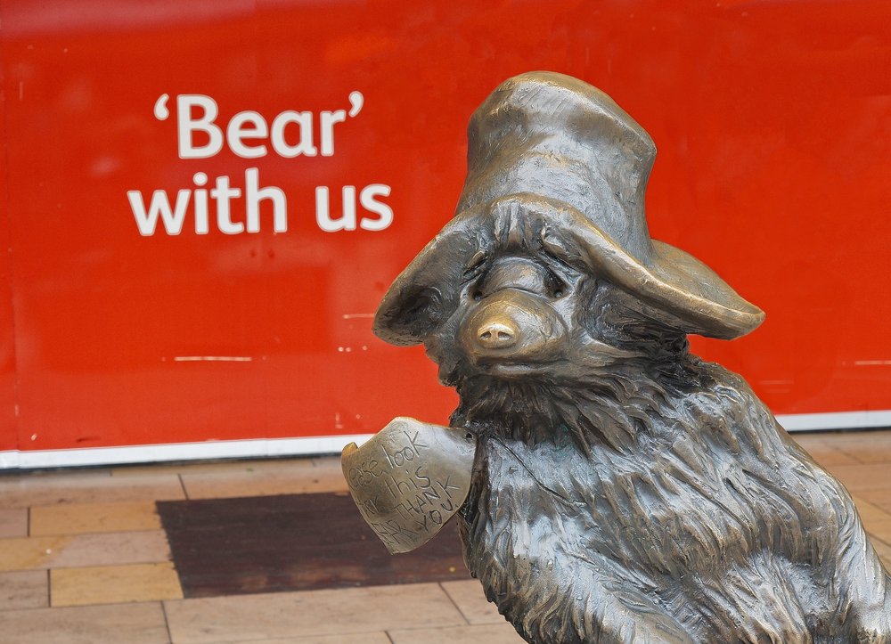 Paddington statue at Paddington statue