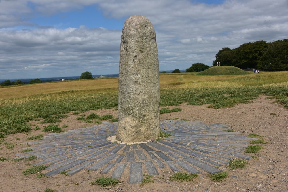 The current Stone of Destiny on the Hill of Tara