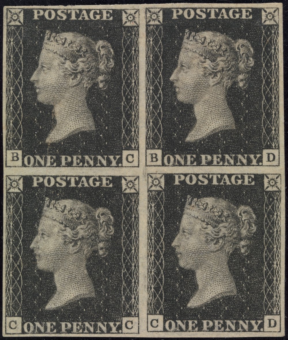 Penny Black featuring Queen Victoria's portrait