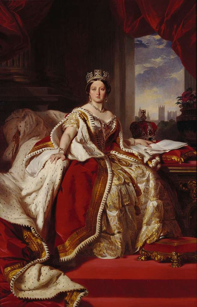 Victoria in Coronation robes