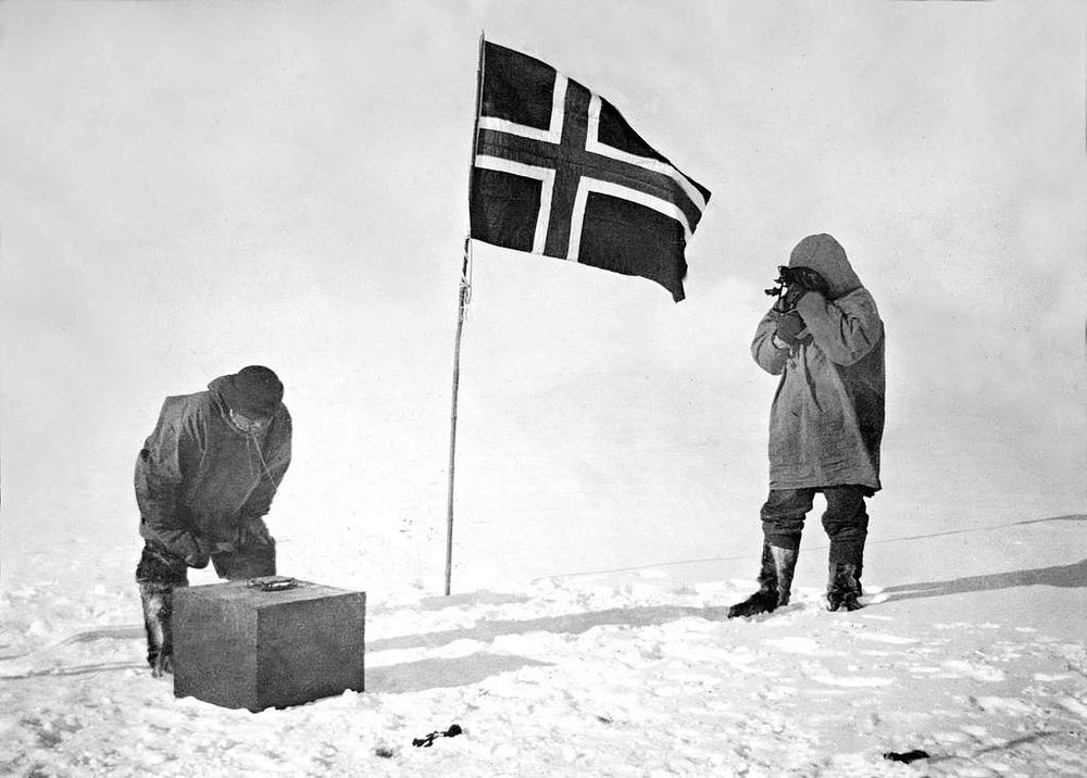 Roald Amundsen at the South Pole 1911